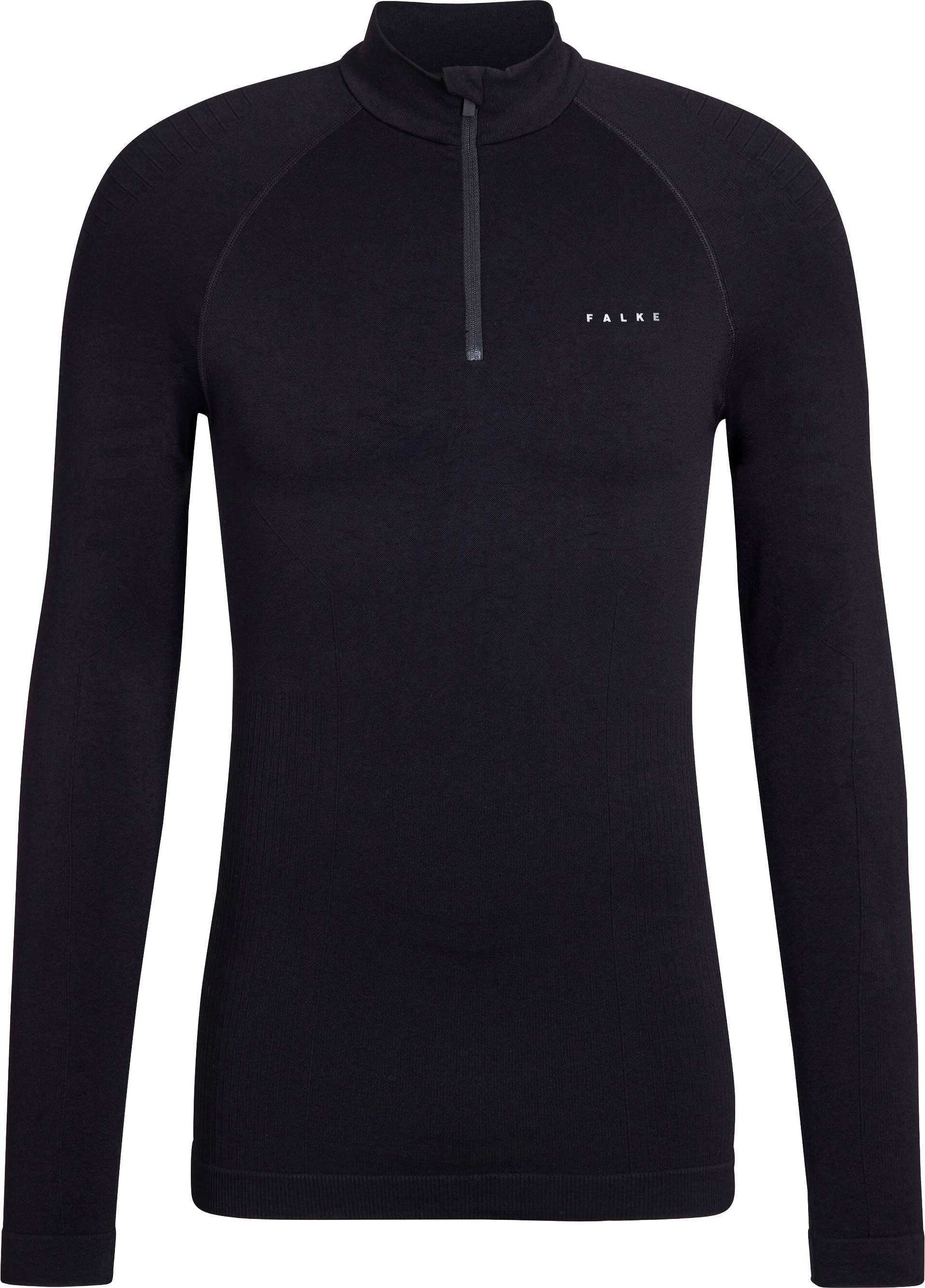 MW Zip Shirt Tight M Black + Falke