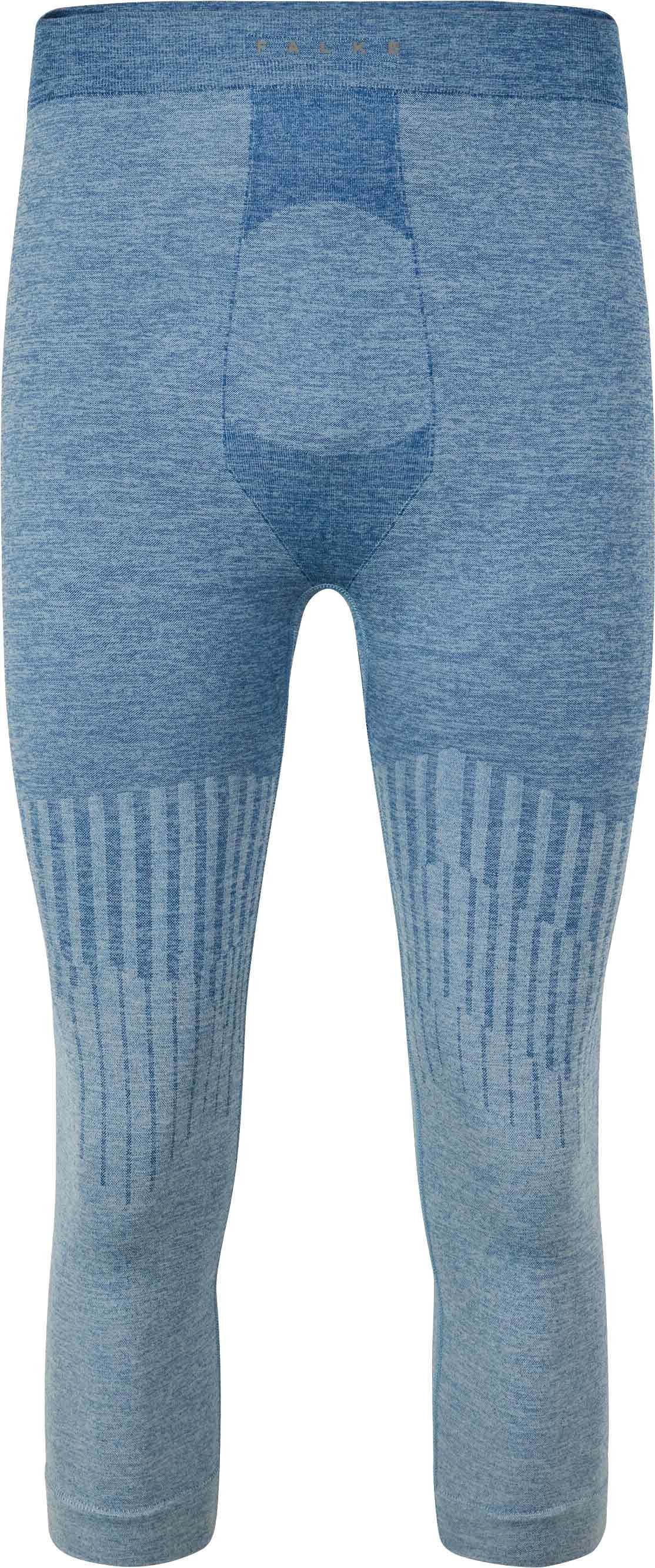 W 3/4 Tights Trend M Space Blue + Falke