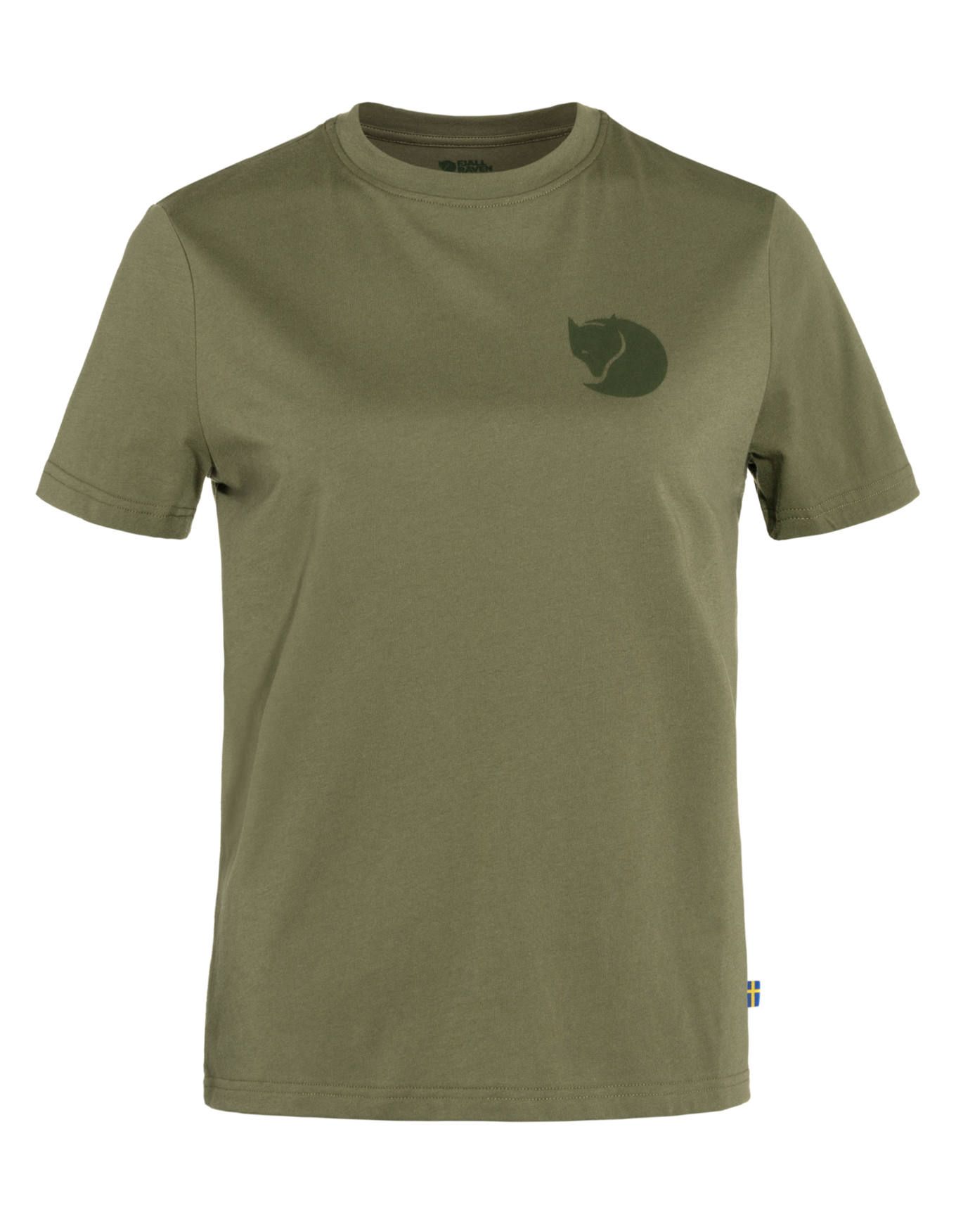 Fox Boxy Logo Tee W Green + Fjällräven