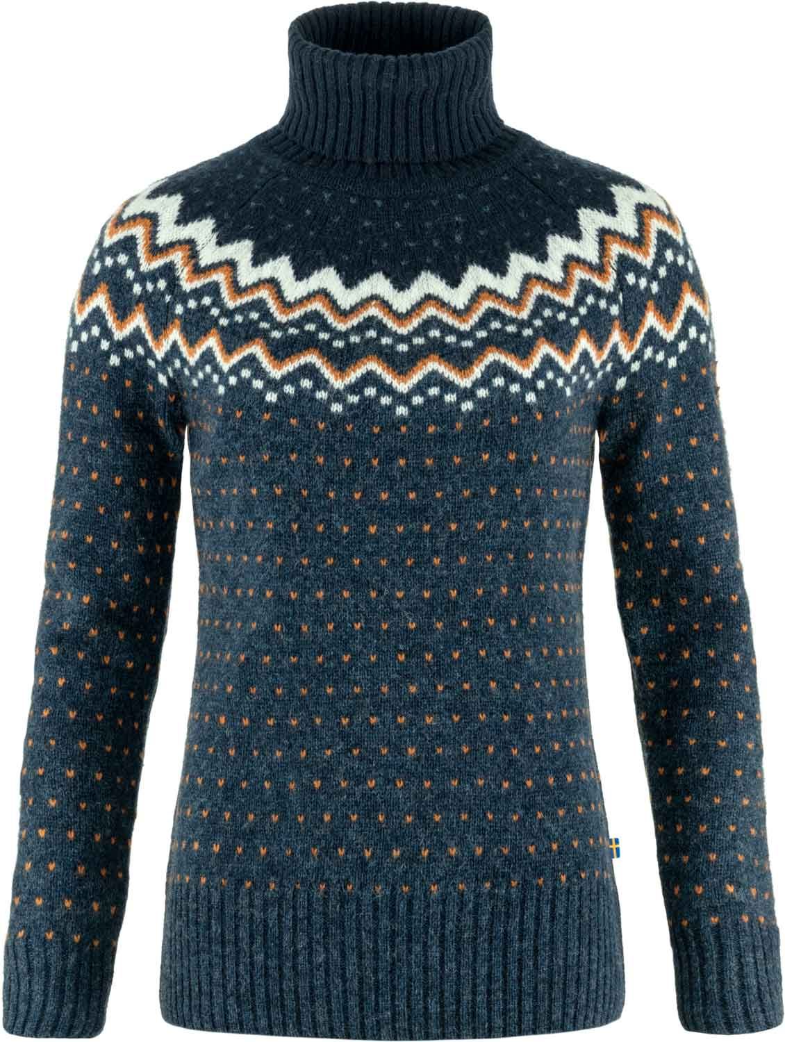 Övik Knit Roller Neck W Navy-Dark Navy + Fjällräven