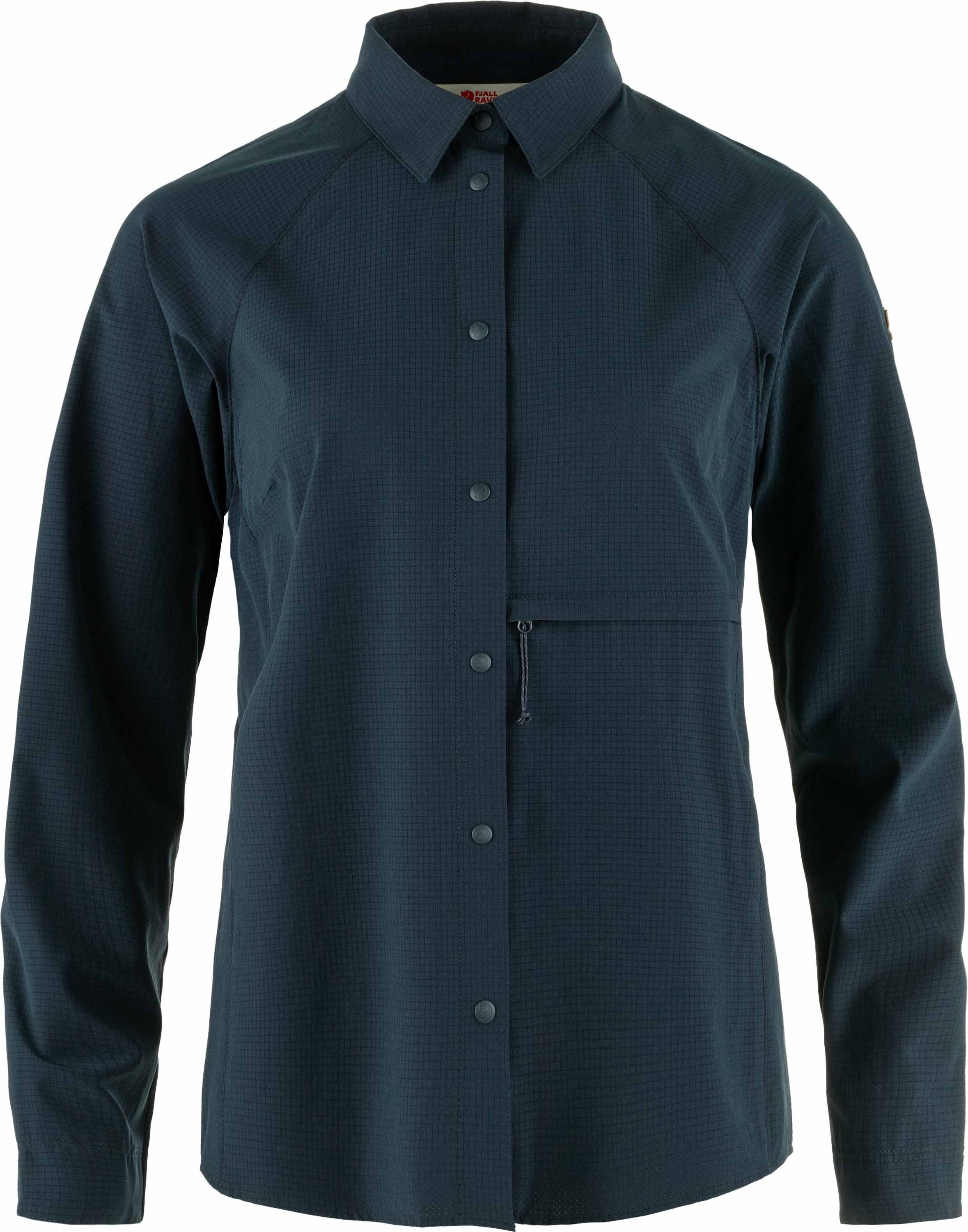 Abisko Trekking Shirt W Dark Navy + Fjällräven