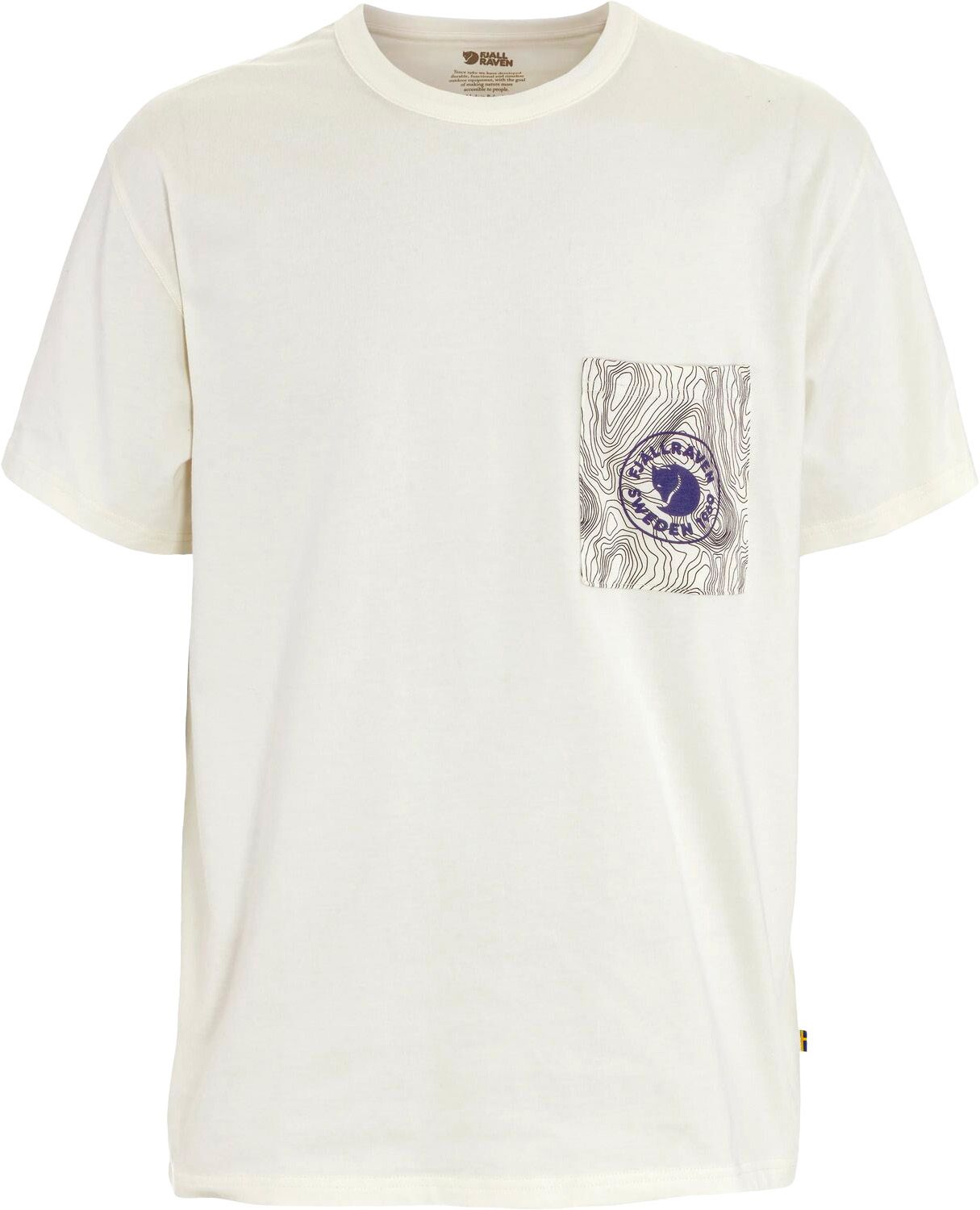 Logo Pocket T-Shirt M Eggshell + Fjällräven