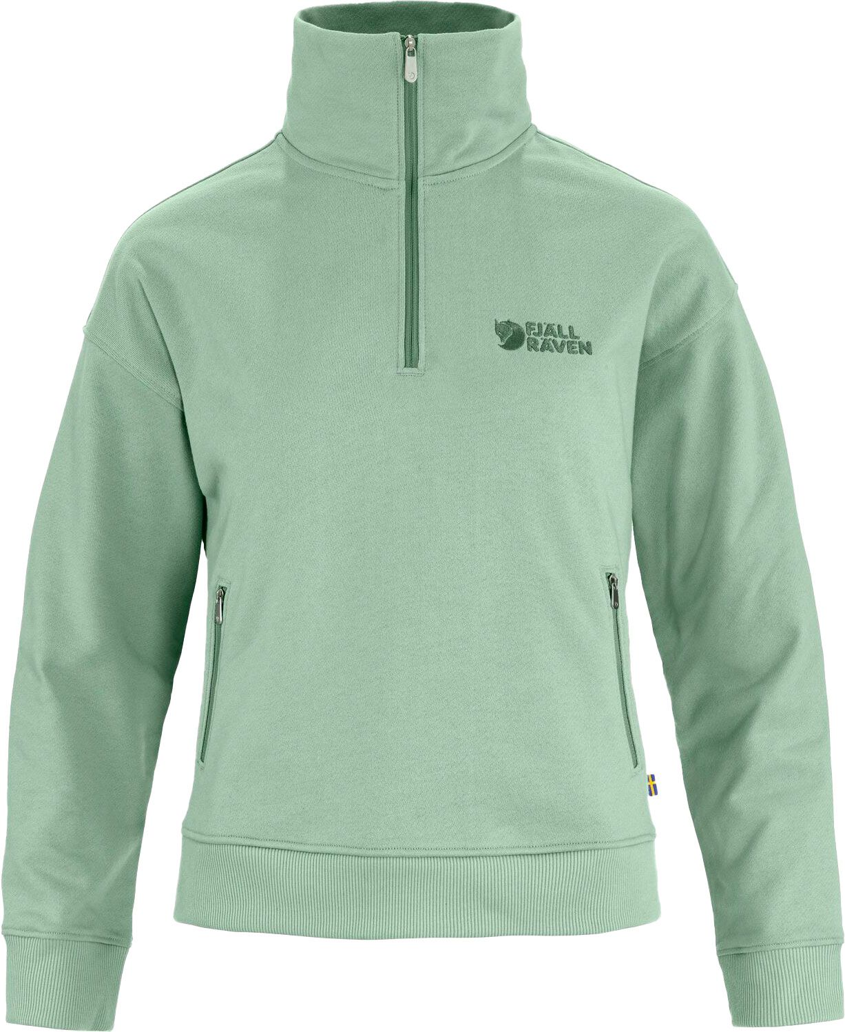 Vardag Half Zip Sweater W Misty Green + Fjällräven