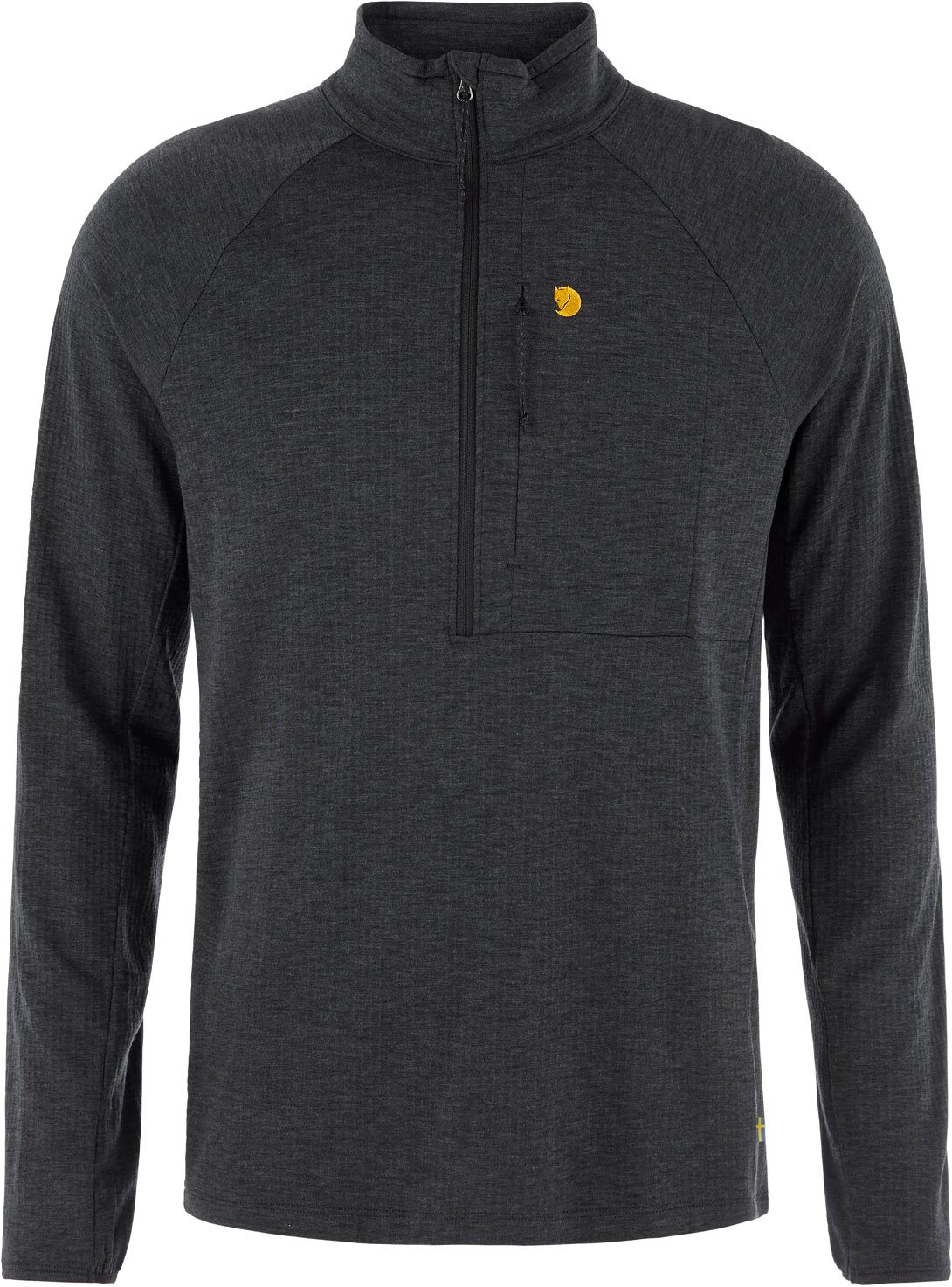 Bergtagen Midlayer Half Zip M Black + Fjällräven