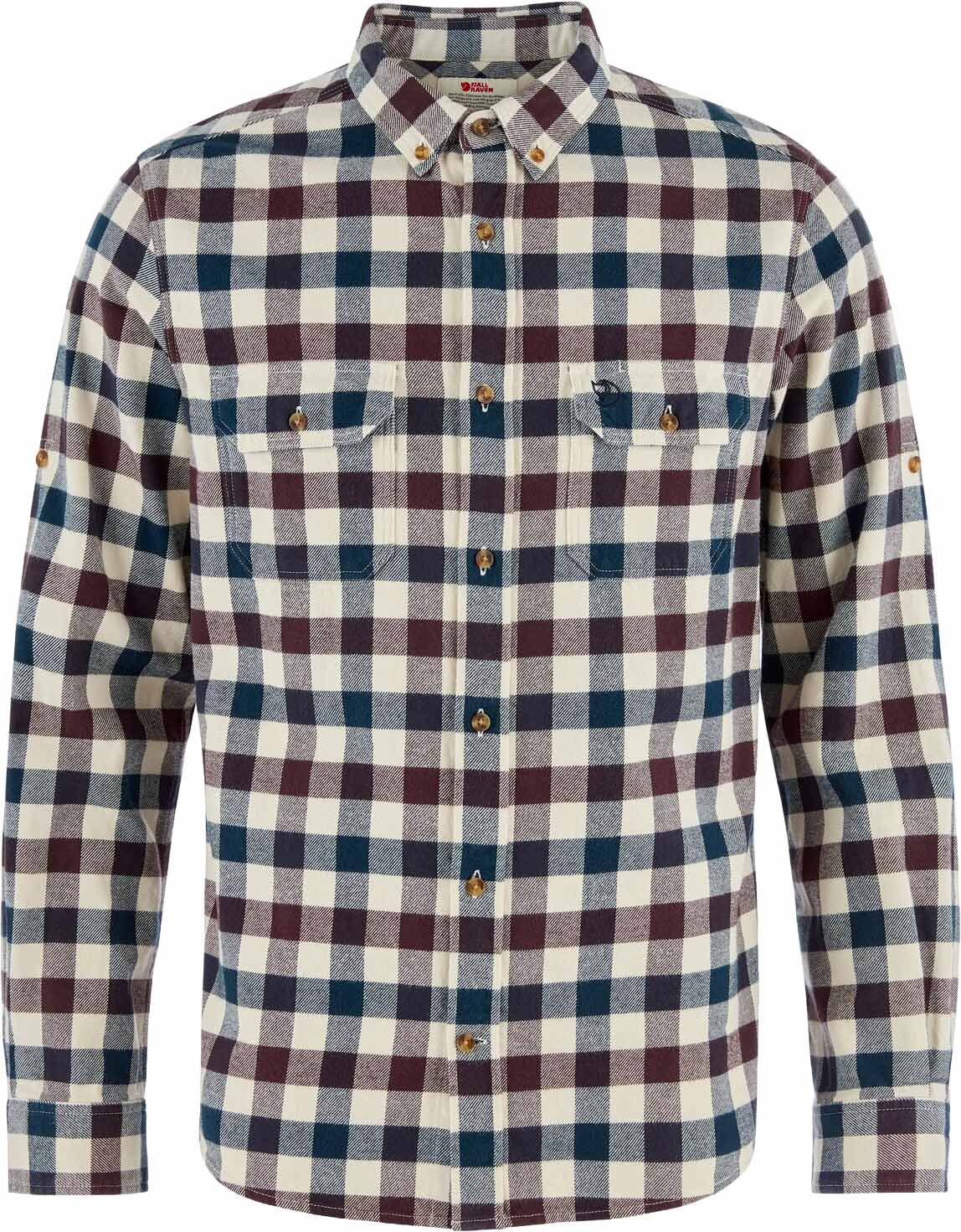 Skog Shirt M Chalk White Black Oak + Fjällräven