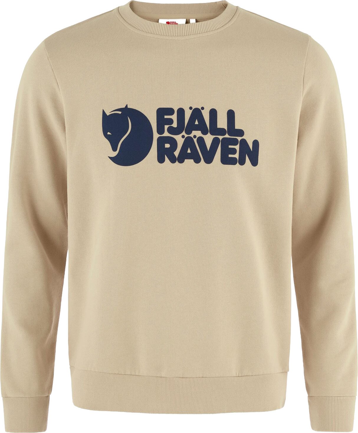 Fjällräven Logo Sweater M Fossil + Fjällräven
