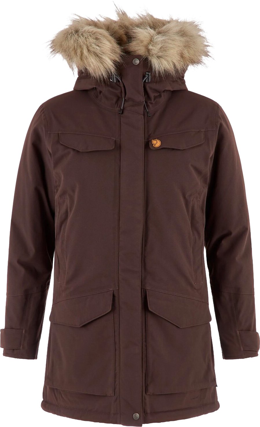 Nuuk Parka W Black Oak + Fjällräven