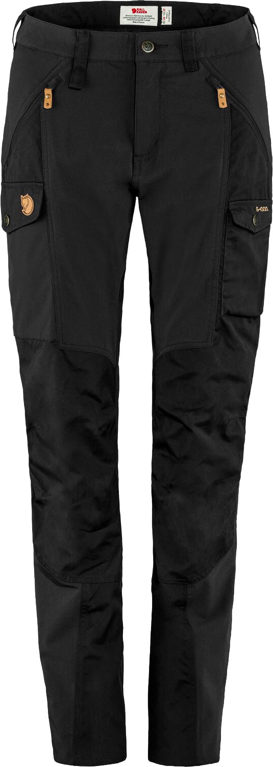 Nikka Trousers Curved W Black + Fjällräven