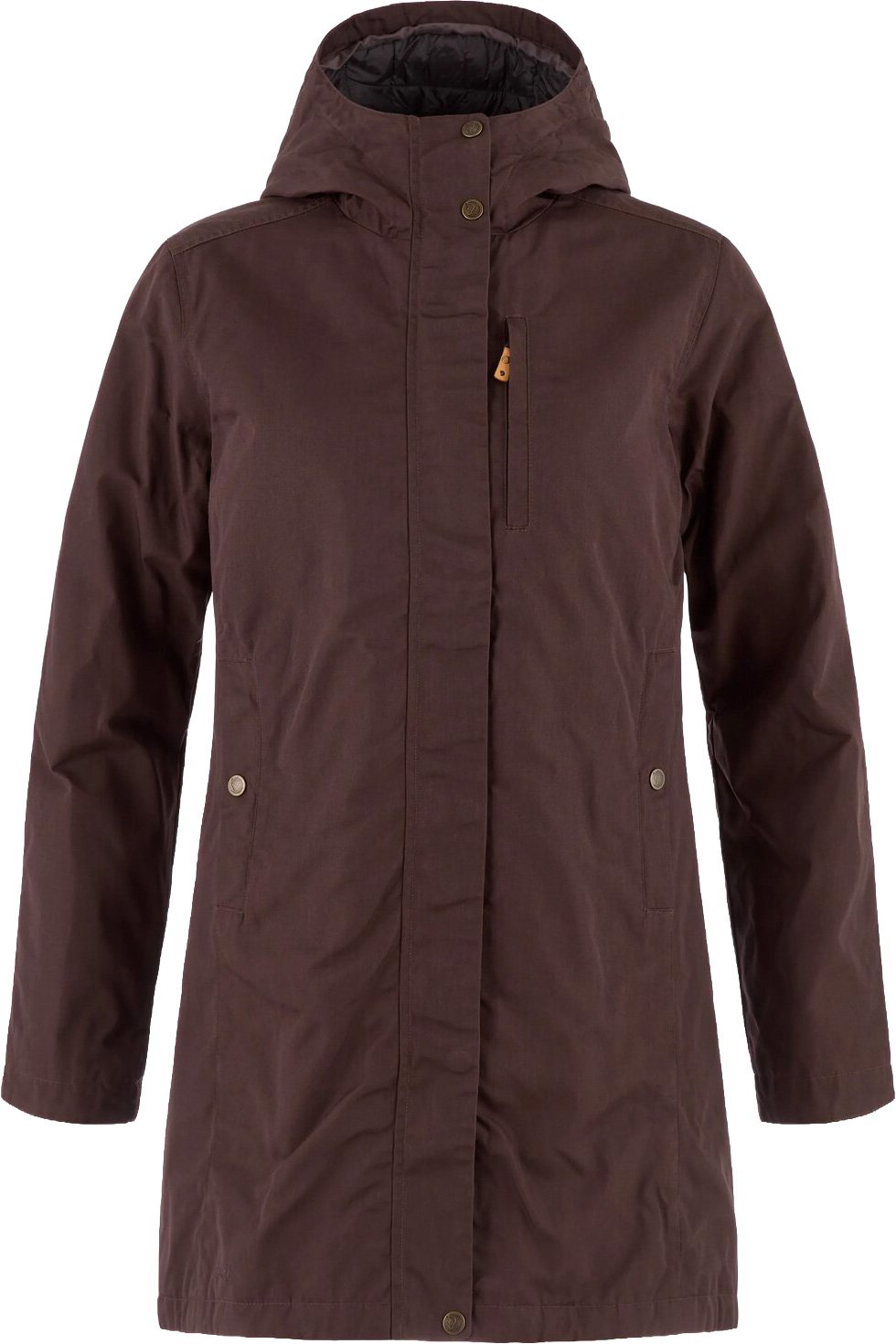 Kiruna Padded Parka W Black Oak + Fjällräven