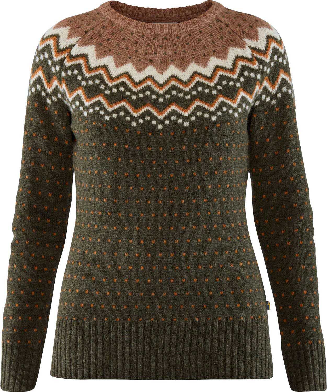 Övik Knit Sweater W Deep Forest + Fjällräven