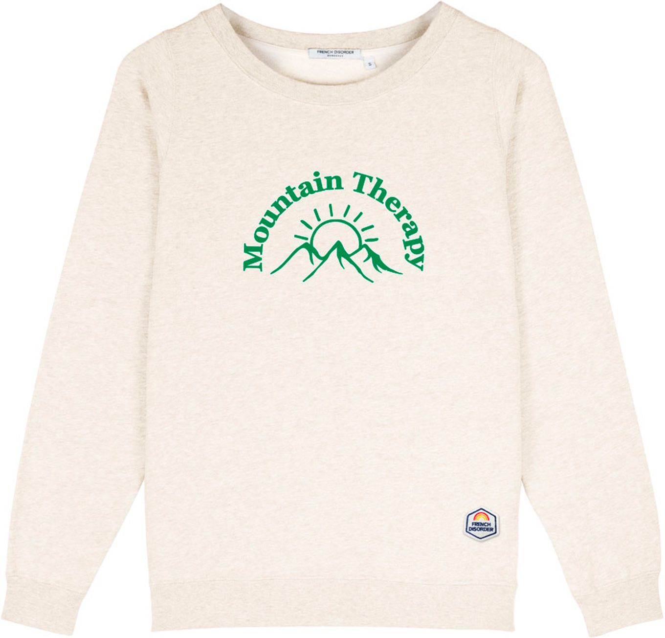 W Sweat Marlon Mountain Therapy Heather Cream + French Disorder