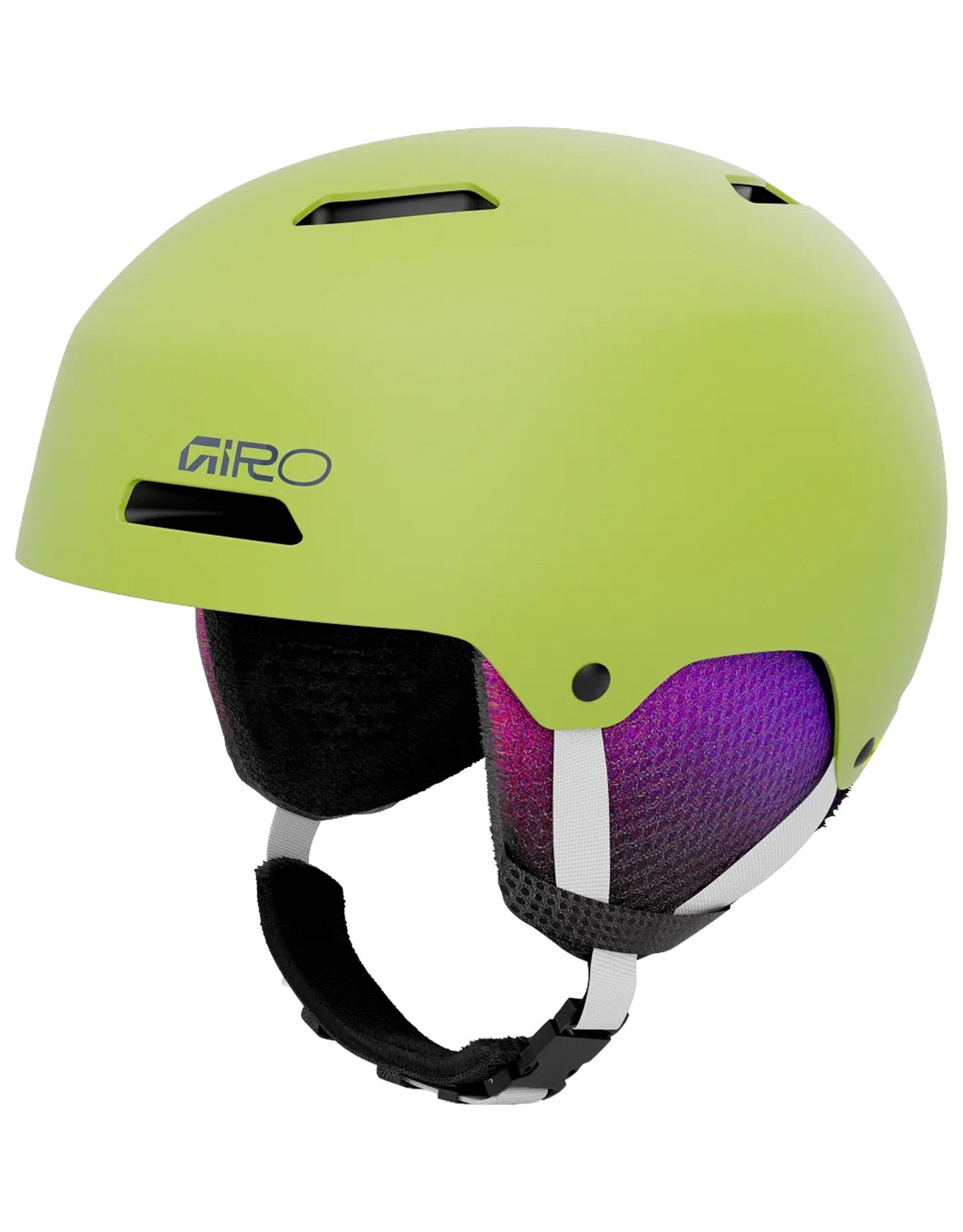 Crue Mips Matte Fluorescent Green + Giro