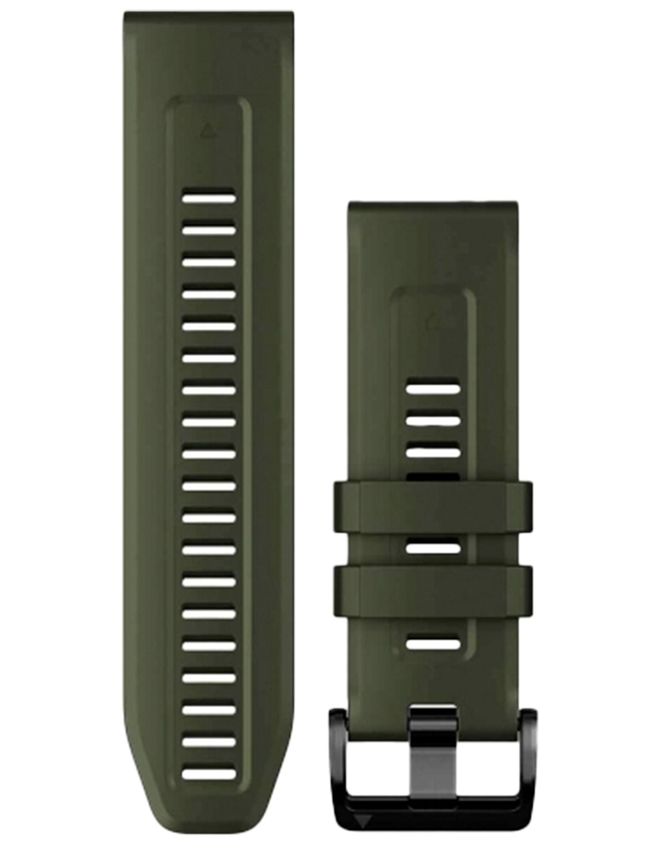 Bracelet QuickFit 26mm Silicone Vert Moss / Graphite + Garmin