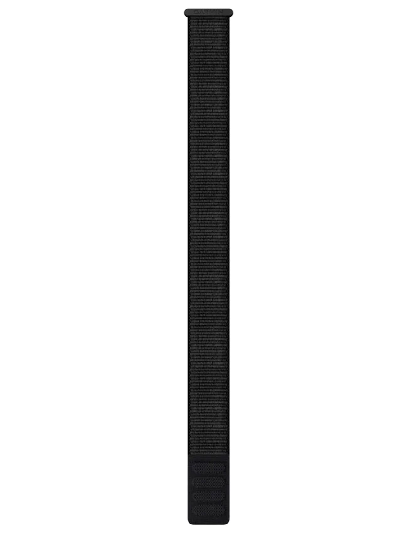 Bracelet QuickFit 22mm Nylon Noir + Garmin