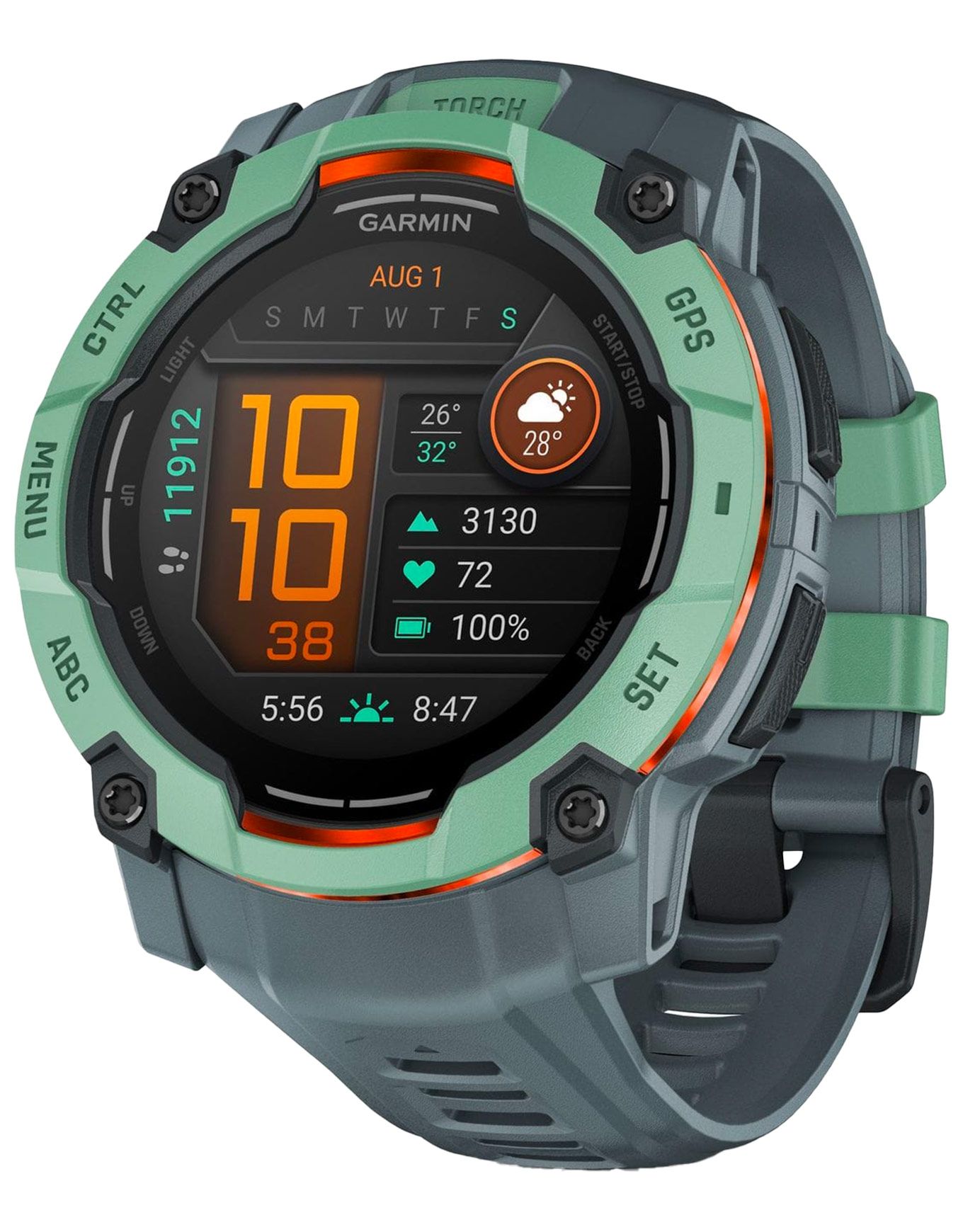 Instinct 3 Amoled 50 mm Water Green + Garmin