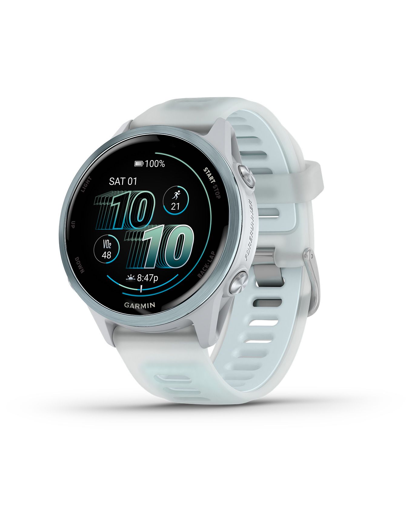 Forerunner 570 42mm White/Sky Blue + Garmin