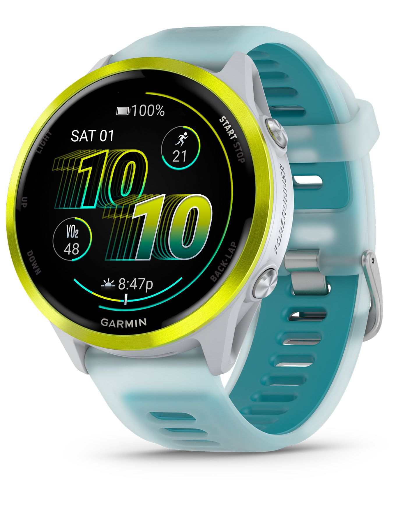 Forerunner 570 47mm White/Yellow/Turquoise + Garmin