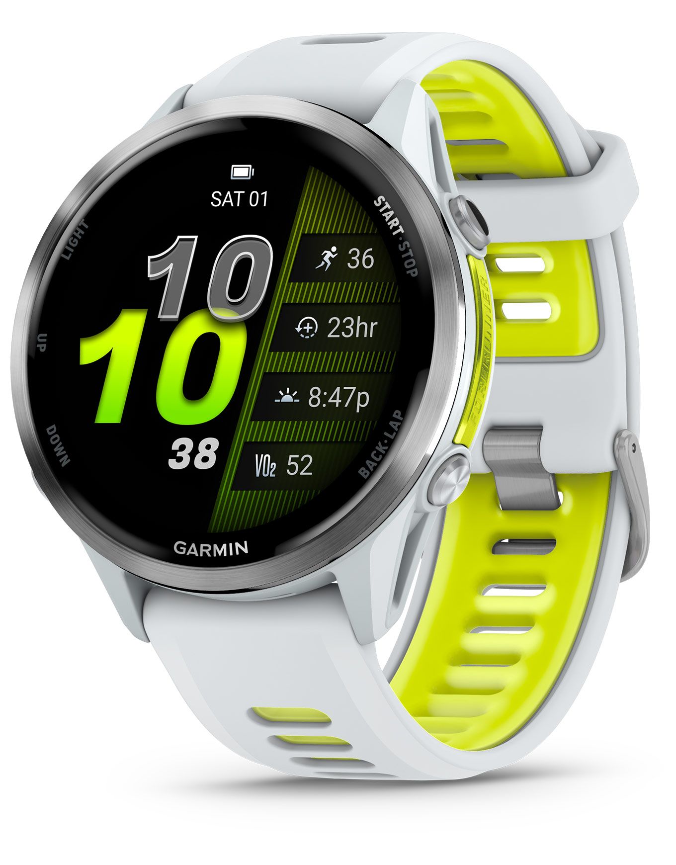 Forerunner 970 White Yellow + Garmin
