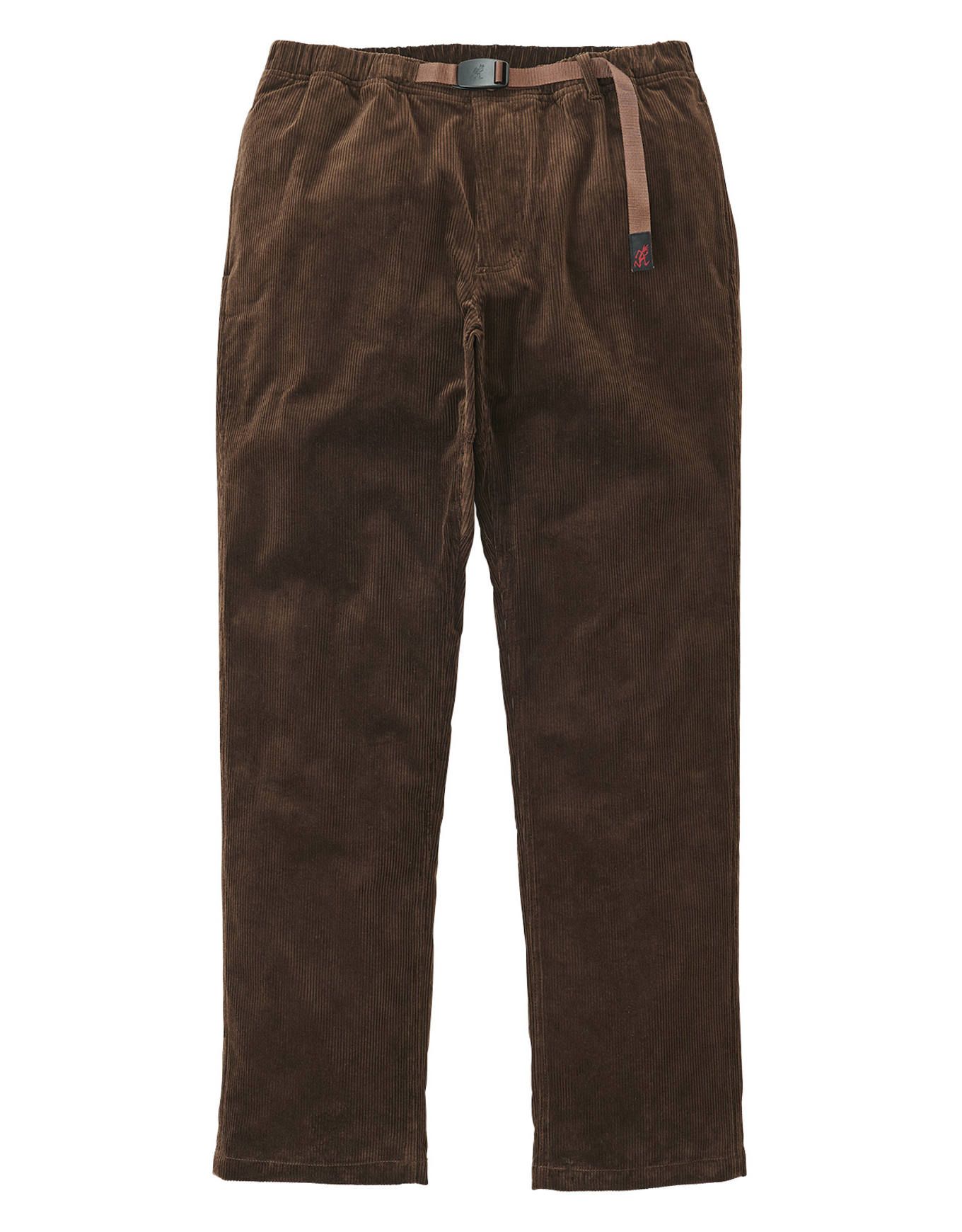 Corduroy NN-Pant Cropped Dark Brown + Gramicci