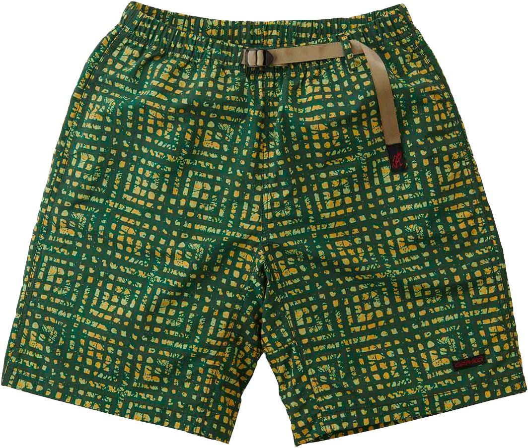 Nylon Packable G-Short Batik Green + Gramicci