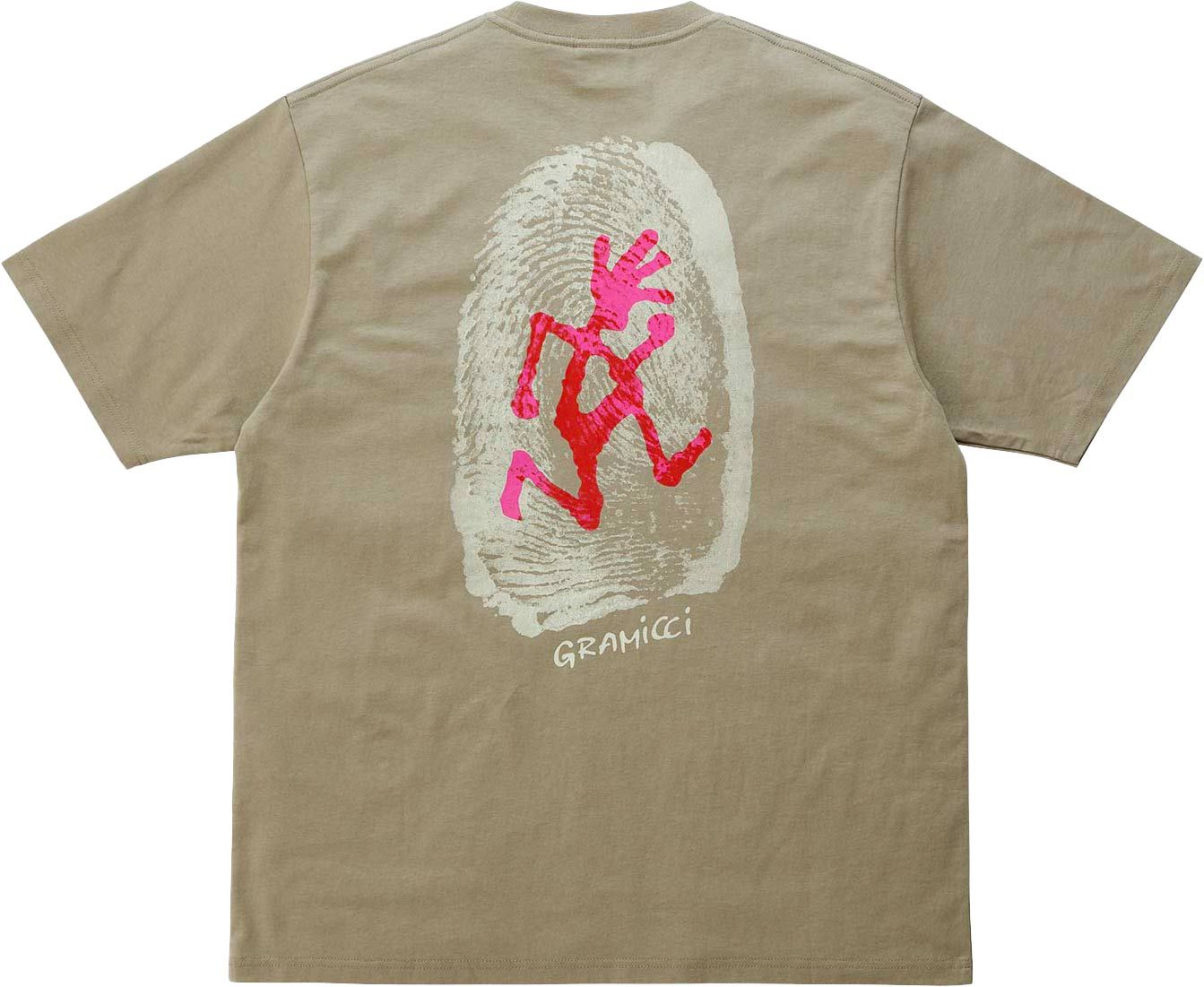 Thumbprint Tee Khaki + Gramicci