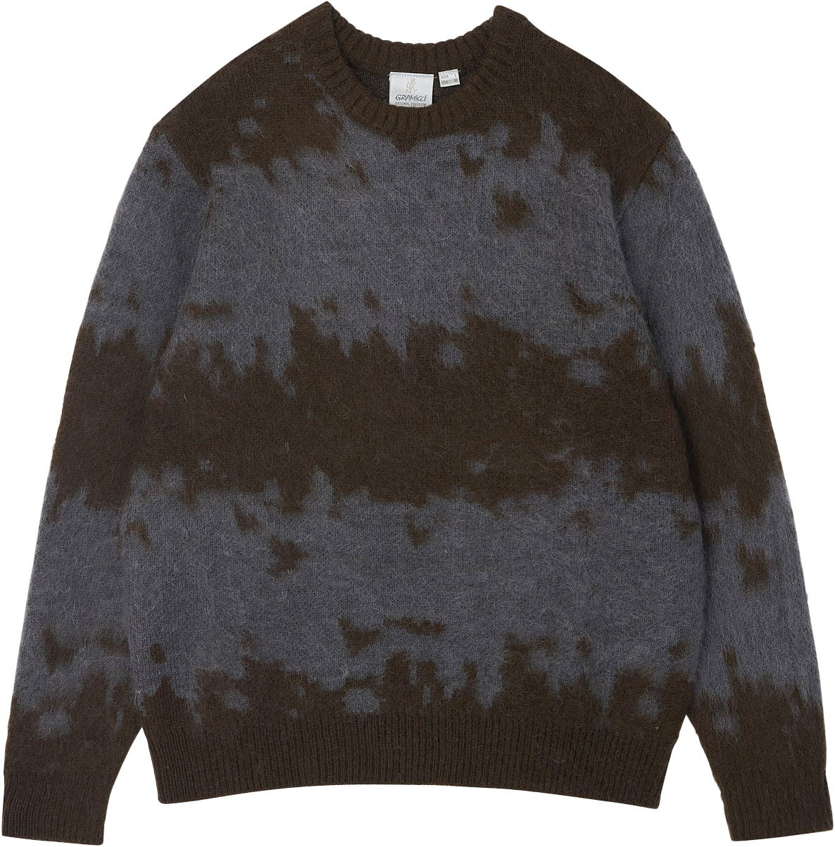 Mohair Splatter Sweater Slate Splatter + Gramicci