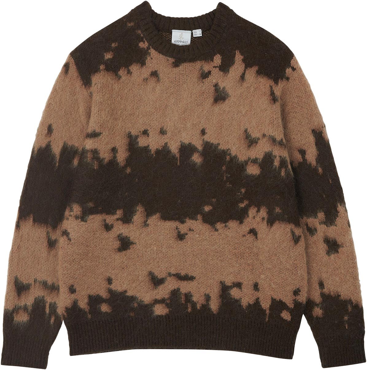 Mohair Splatter Sweater Taupe Splatter + Gramicci