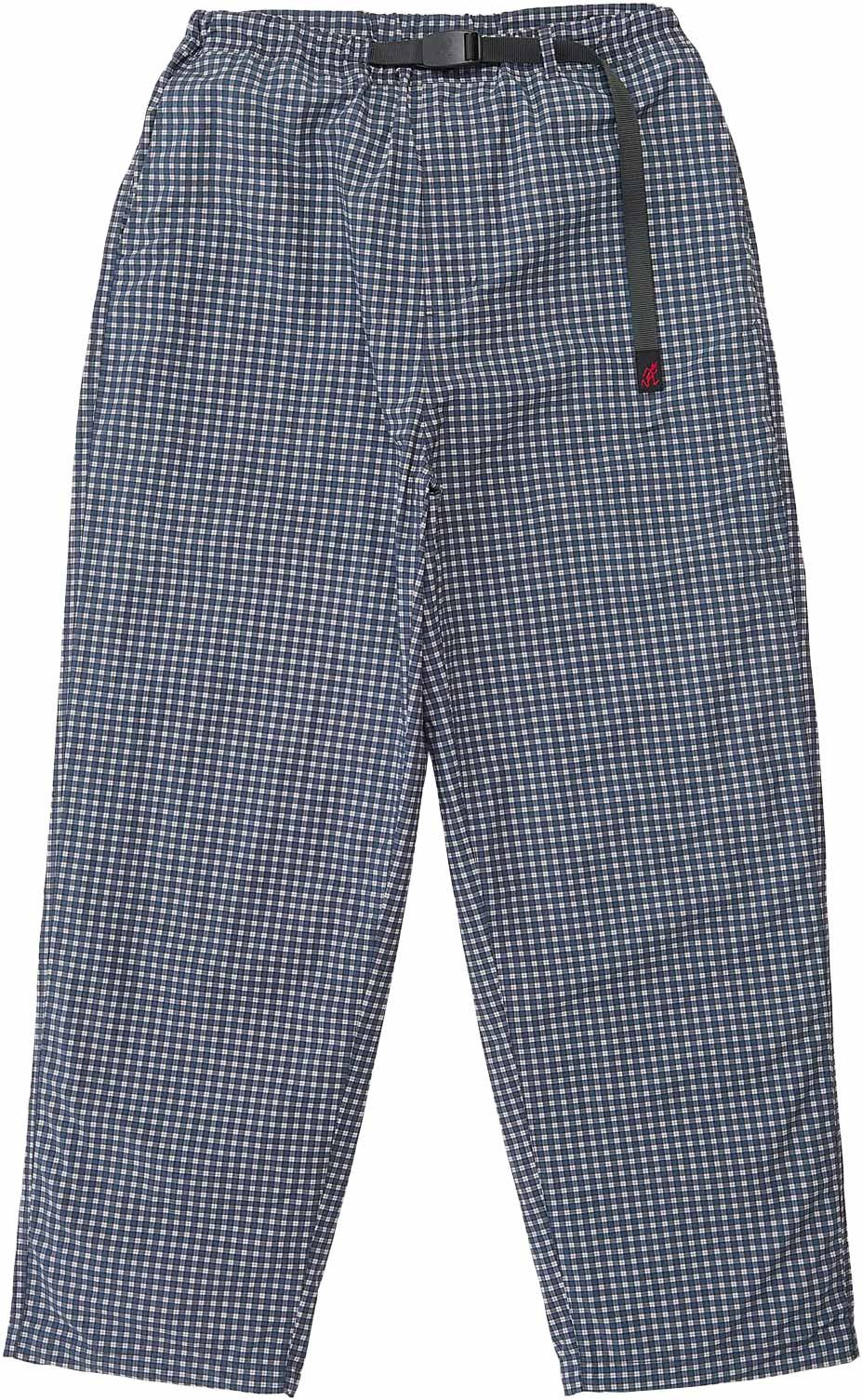 Mini Check Nylon Pant Navy Check + Gramicci