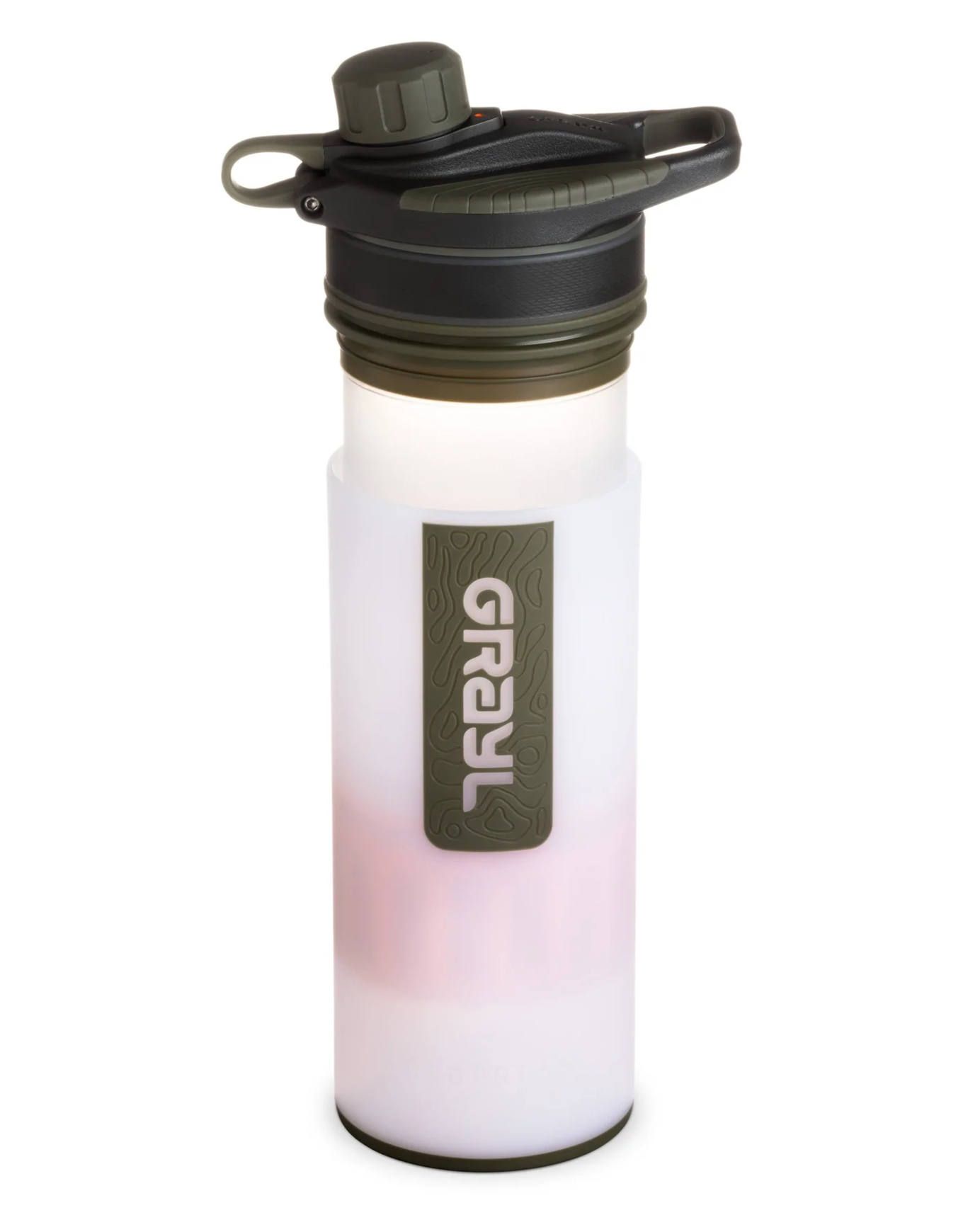 GeoPress Purifier Bottle Alpine White + Grayl