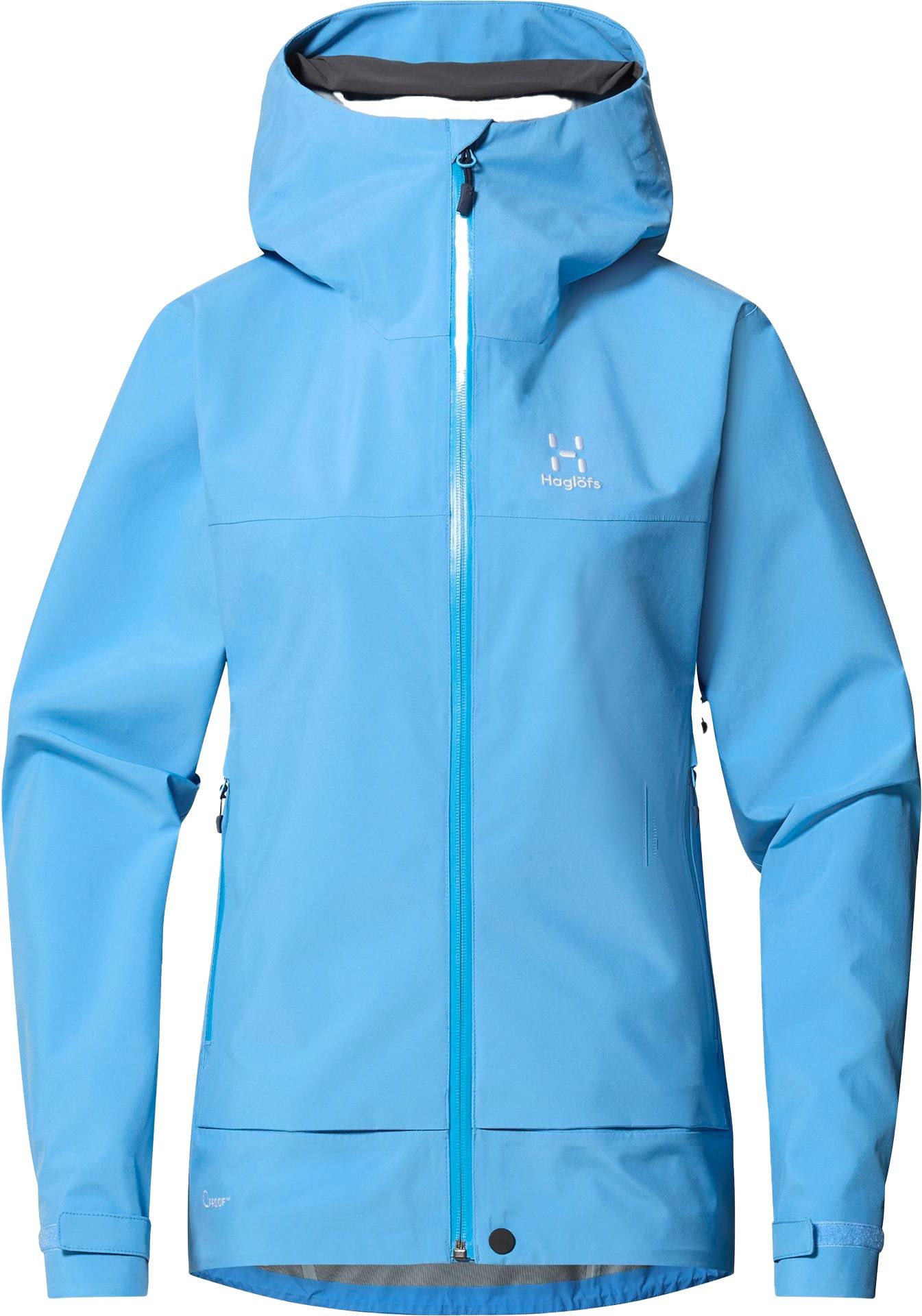 Front Proof Jacket W Sky Blue + Haglöfs