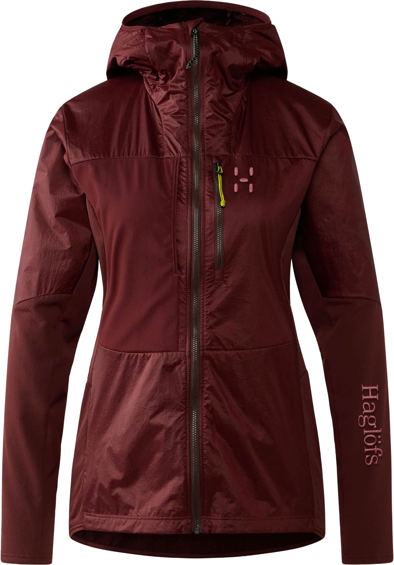 Nallo Touring Hybrid Mid W Maroon Trail + Haglöfs