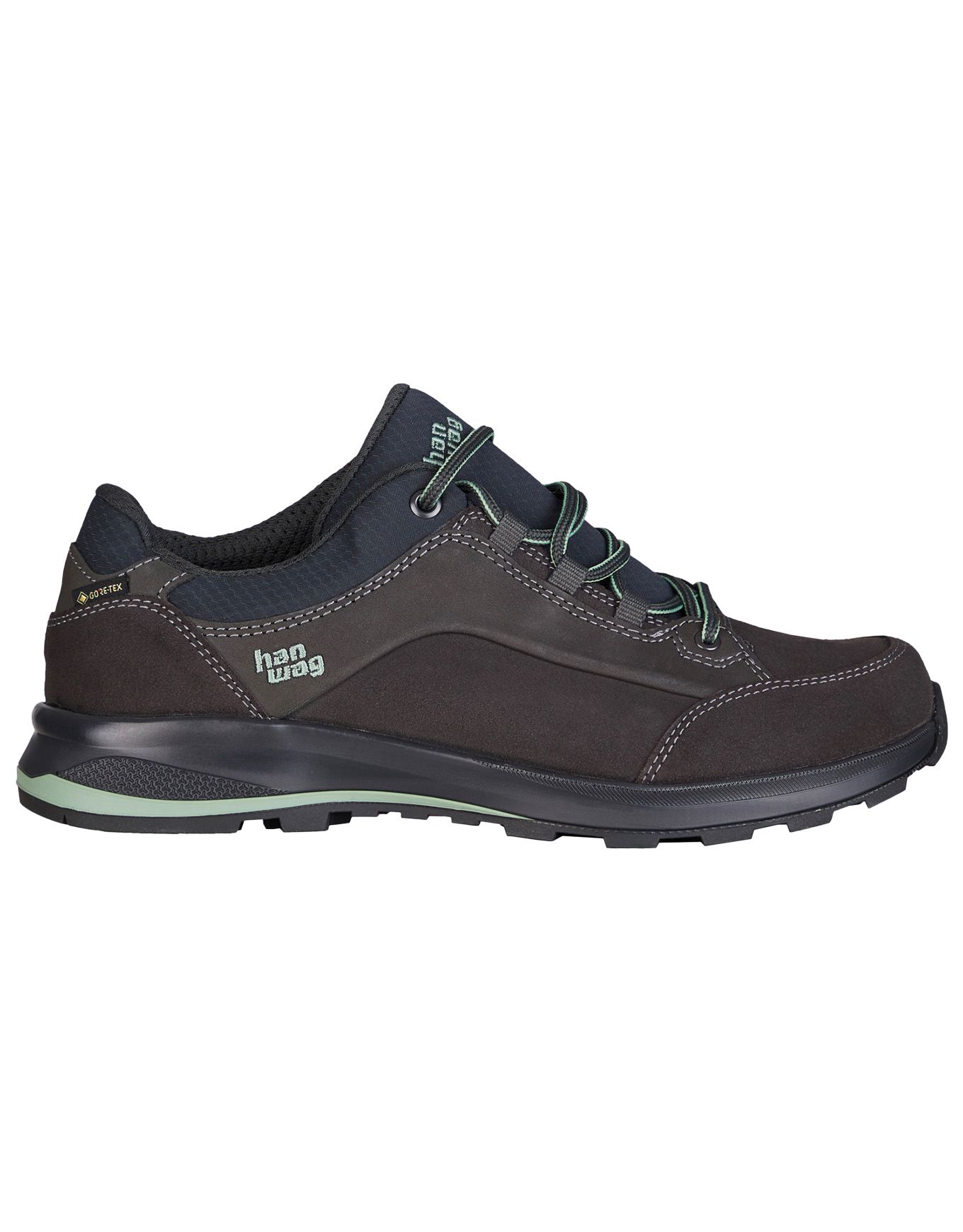 Banks Low Bunion GTX Lady Asphalt/Mint + Hanwag