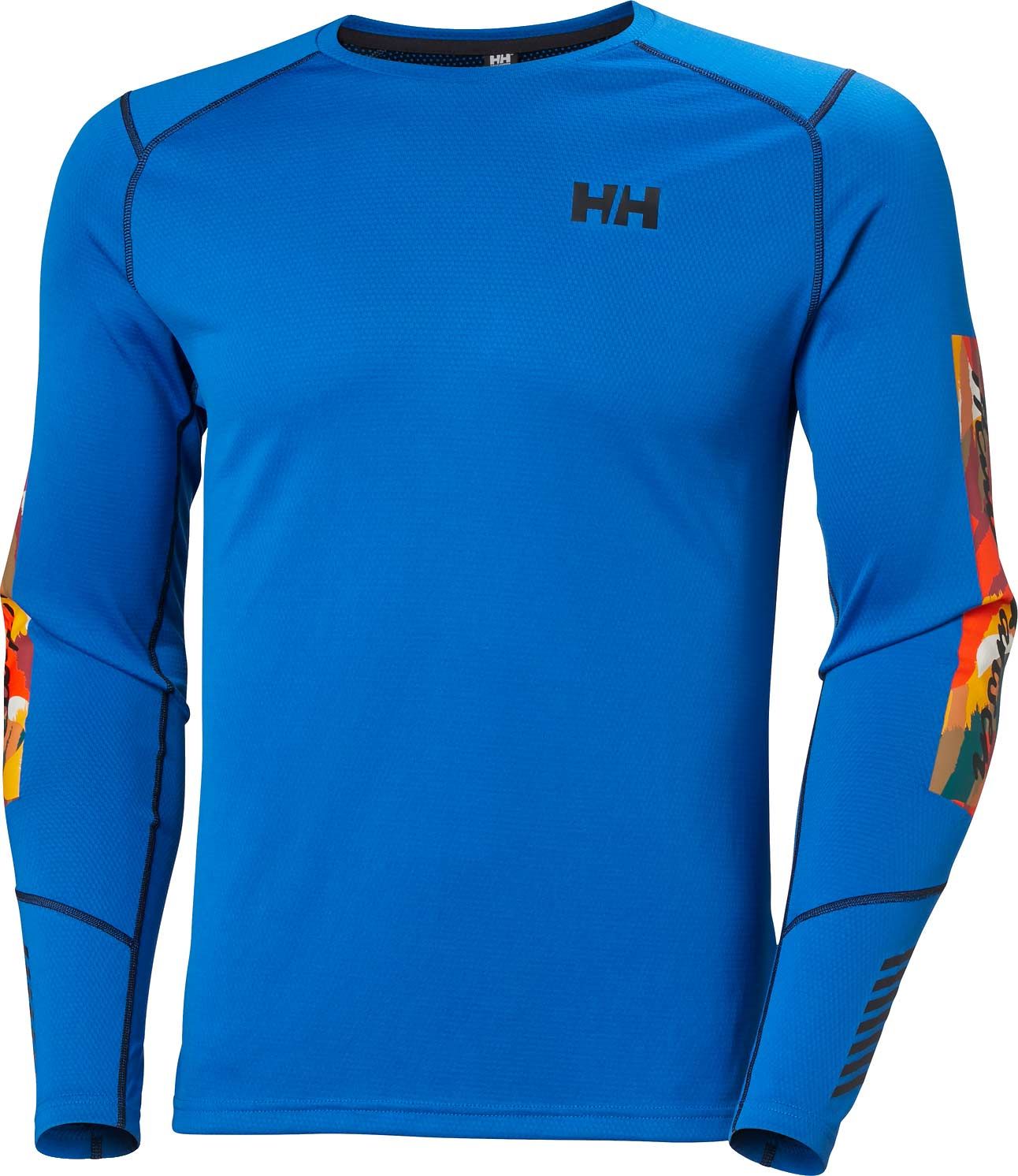 Lifa Active Crew Cobalt 2.0 Apres Print + Helly-Hansen