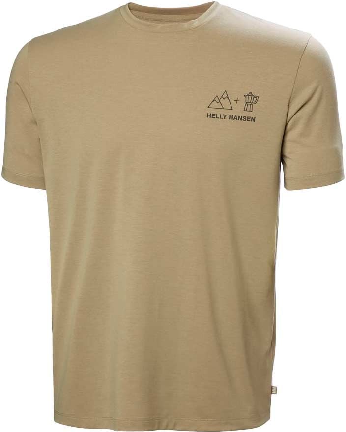 Skog Graphic T-Shirt Pebble + Helly-Hansen