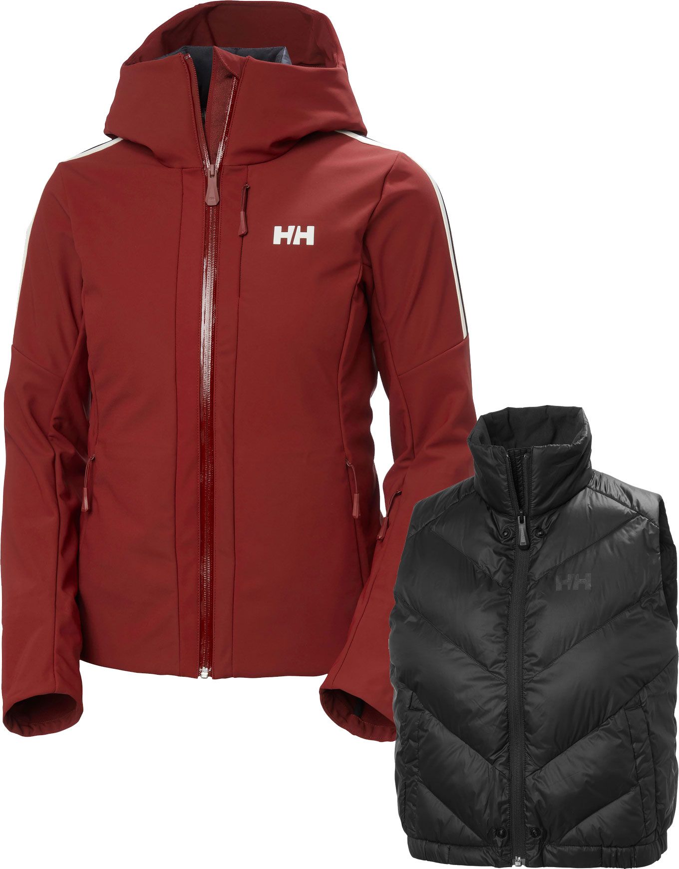W Avanti 3In1 Softshell Jkt Mars Red + Helly-Hansen