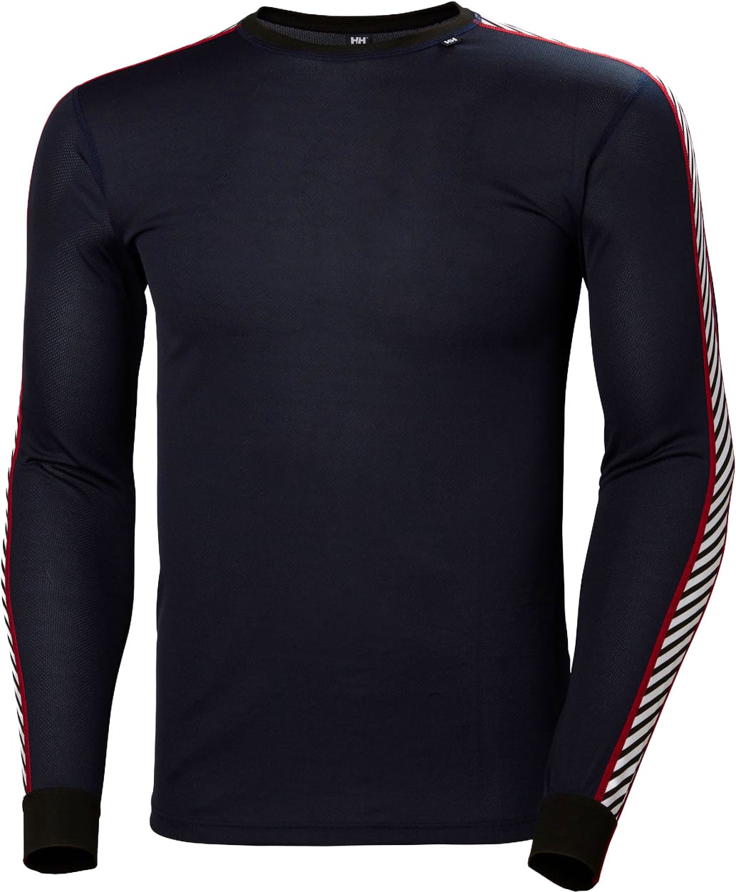 HH Lifa Stripe Crew Navy + Helly-Hansen