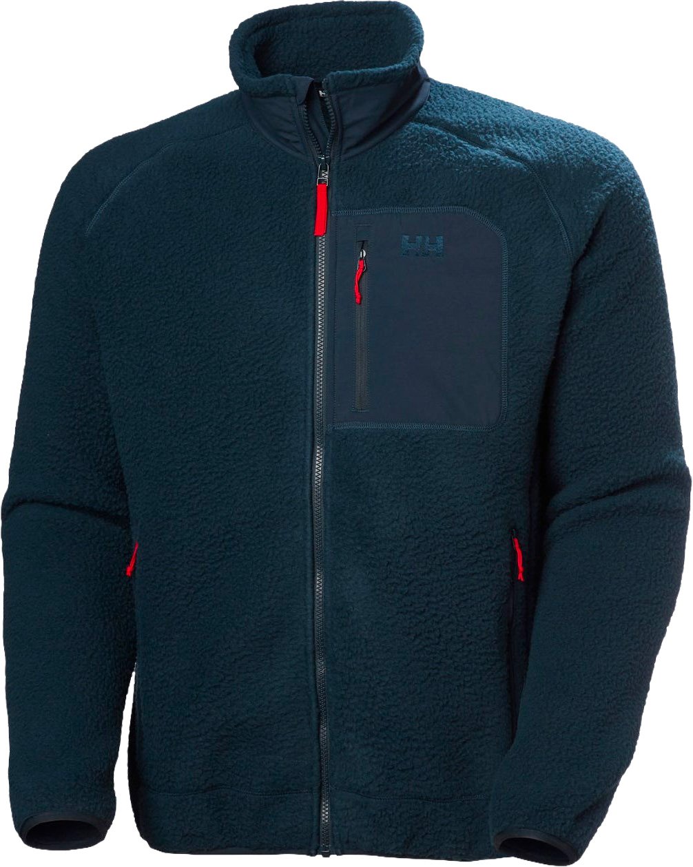 Panorama Pile Block Jacket Navy + Helly-Hansen