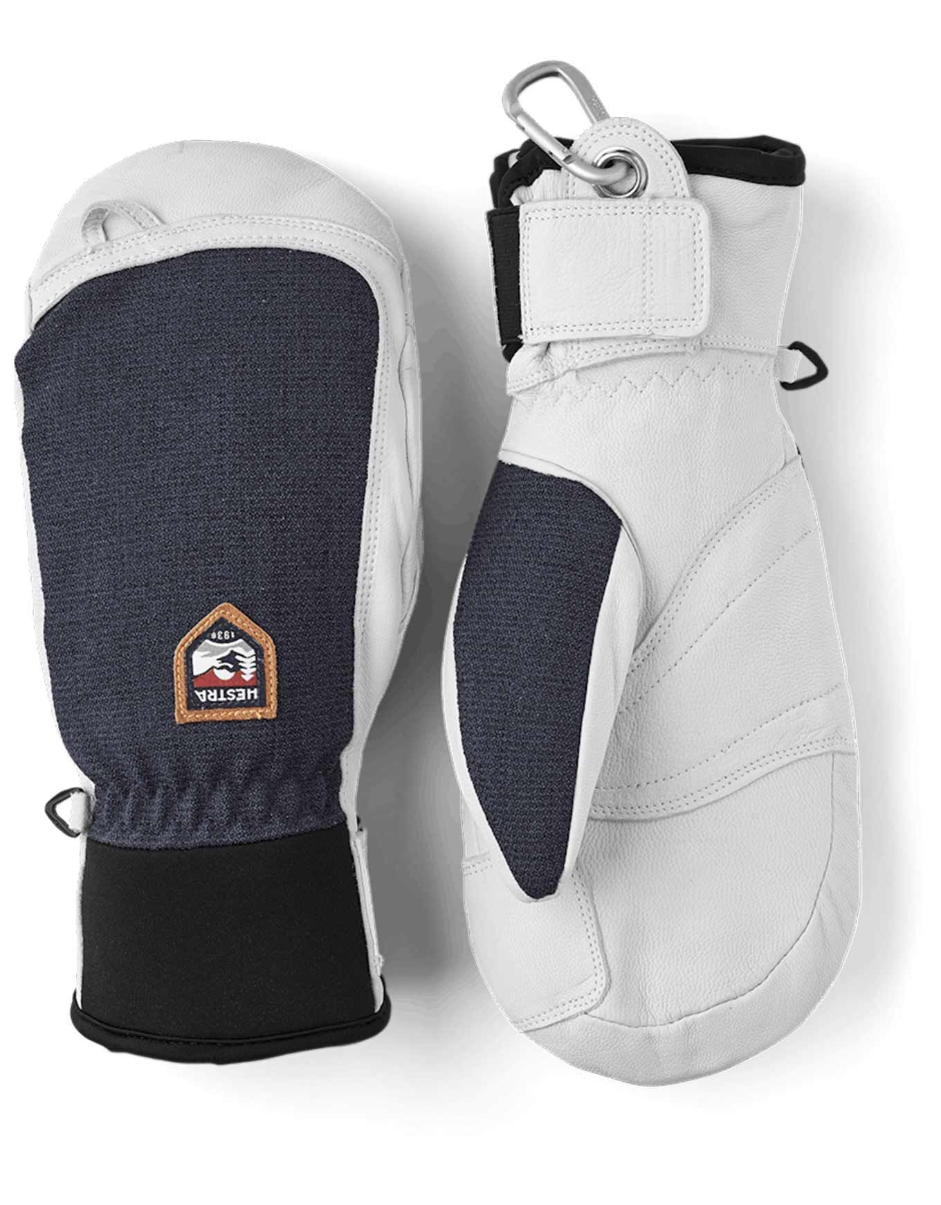 Army Leather Patrol Mitt Navy + Hestra