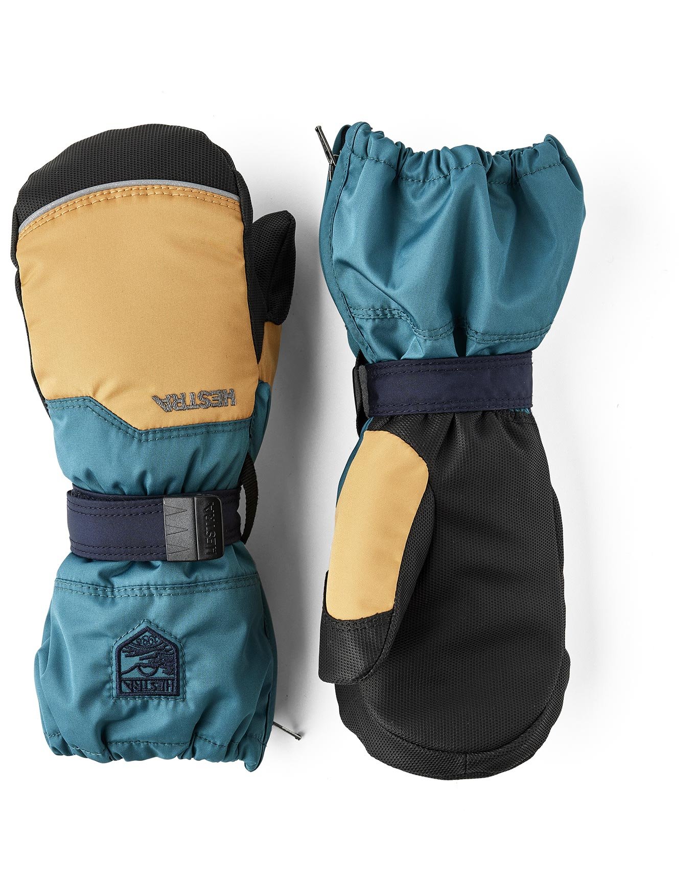 Baby Zip Mitt New Sand/Peacock Blue + Hestra