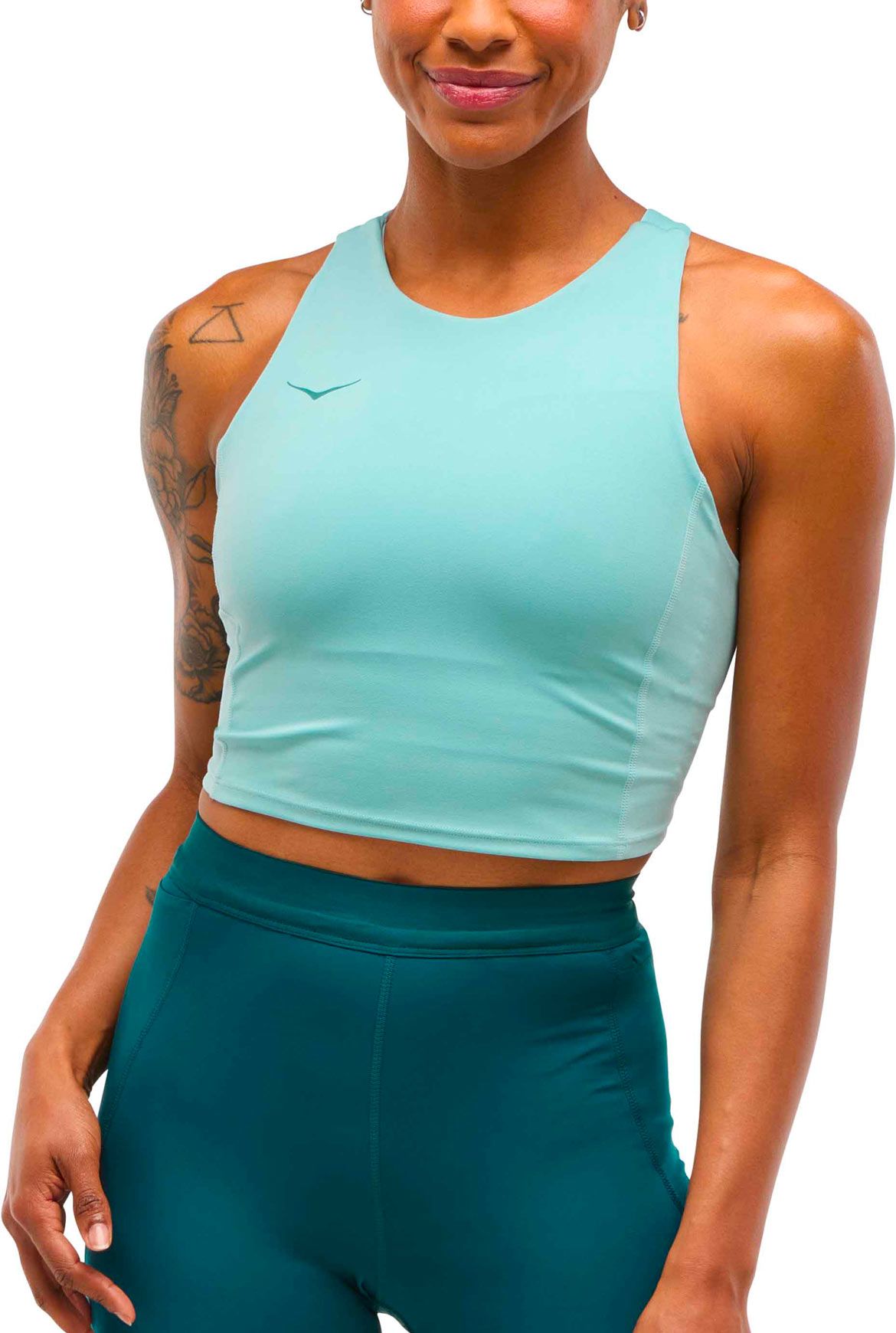 W Elaro Crop Bra Druzy + Hoka One One