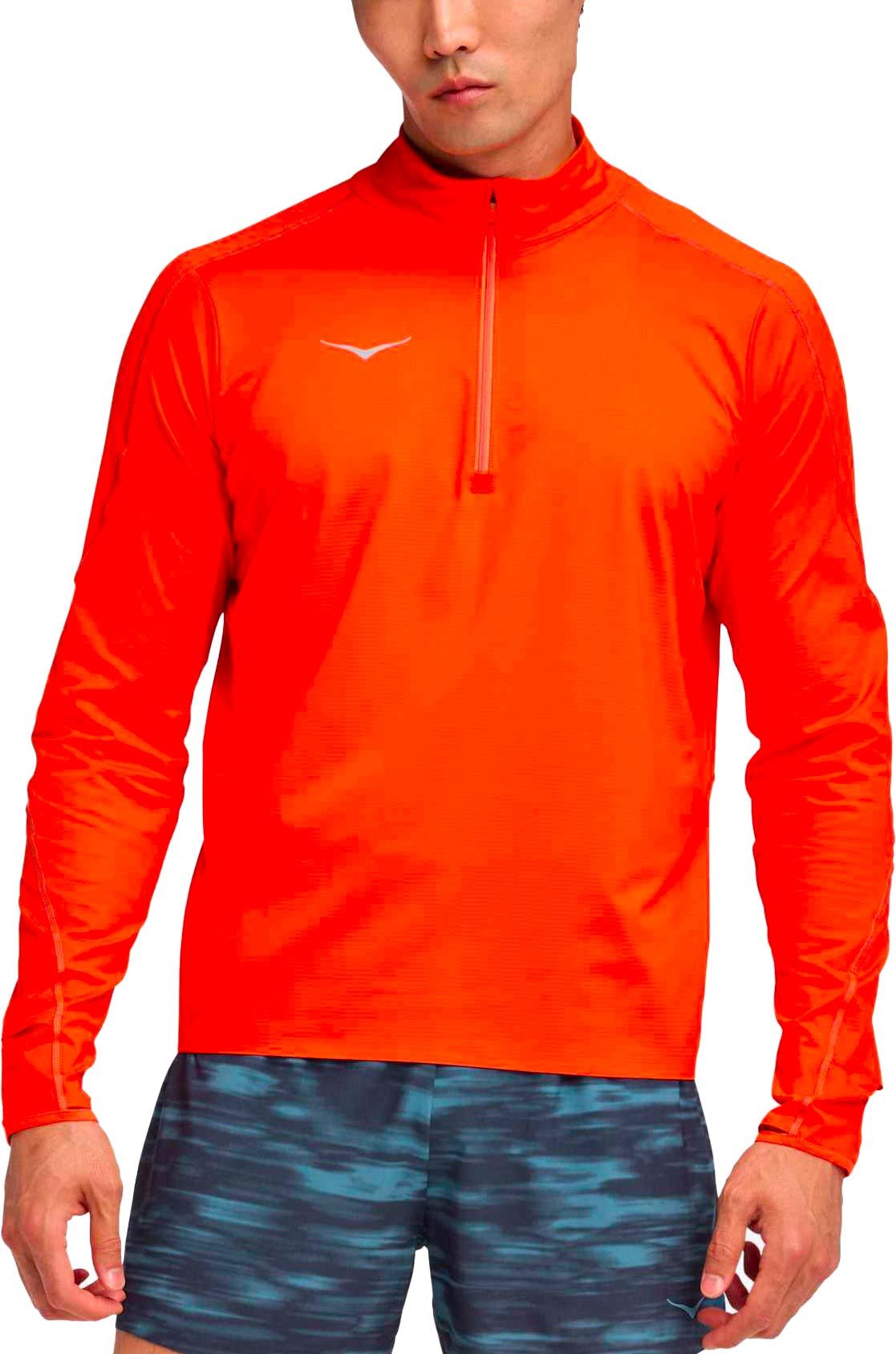 M GlideTech Quarter Zip Lava + Hoka One One