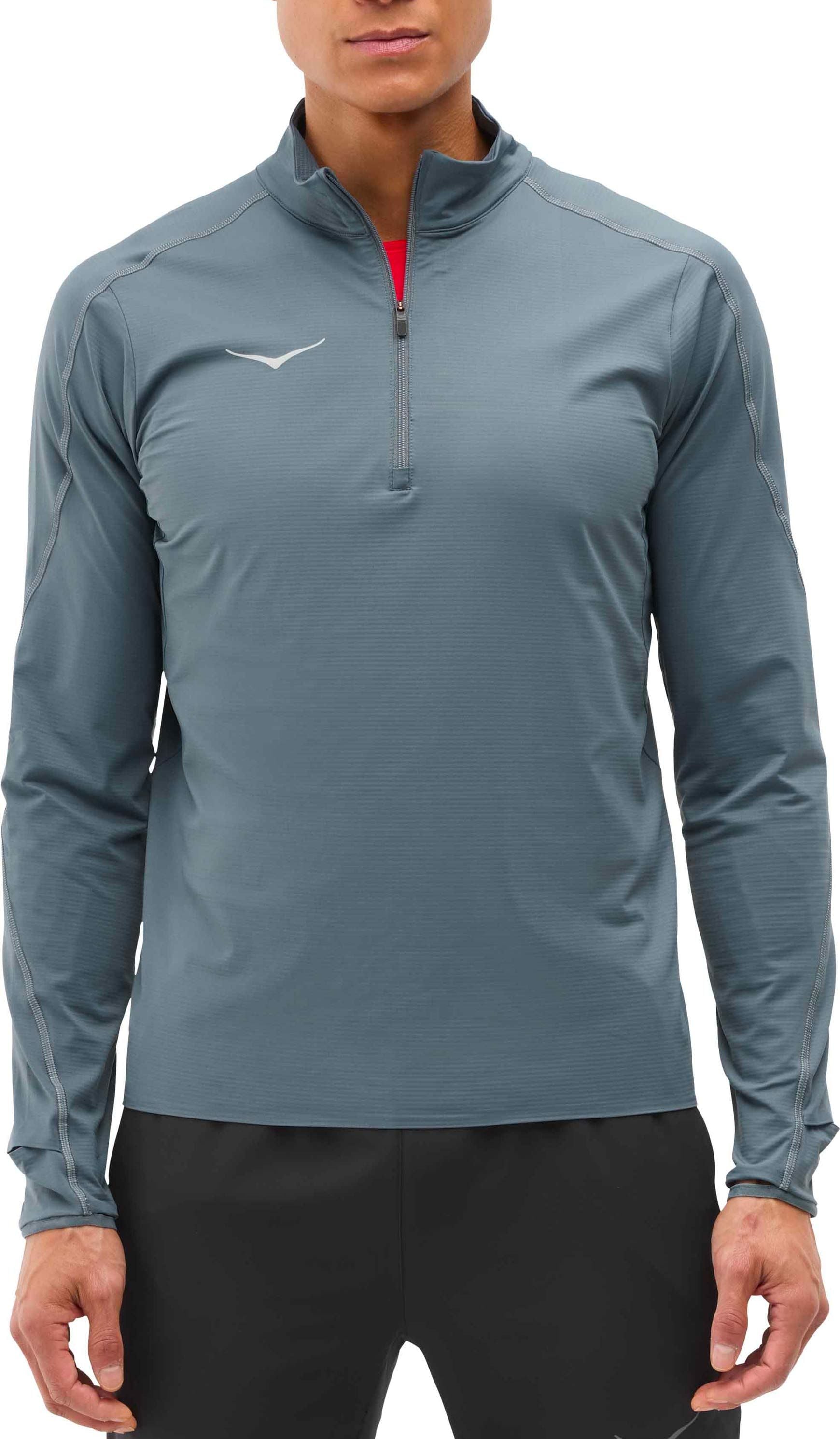 M Glidetech Quarter Zip Faded Navy + Hoka One One