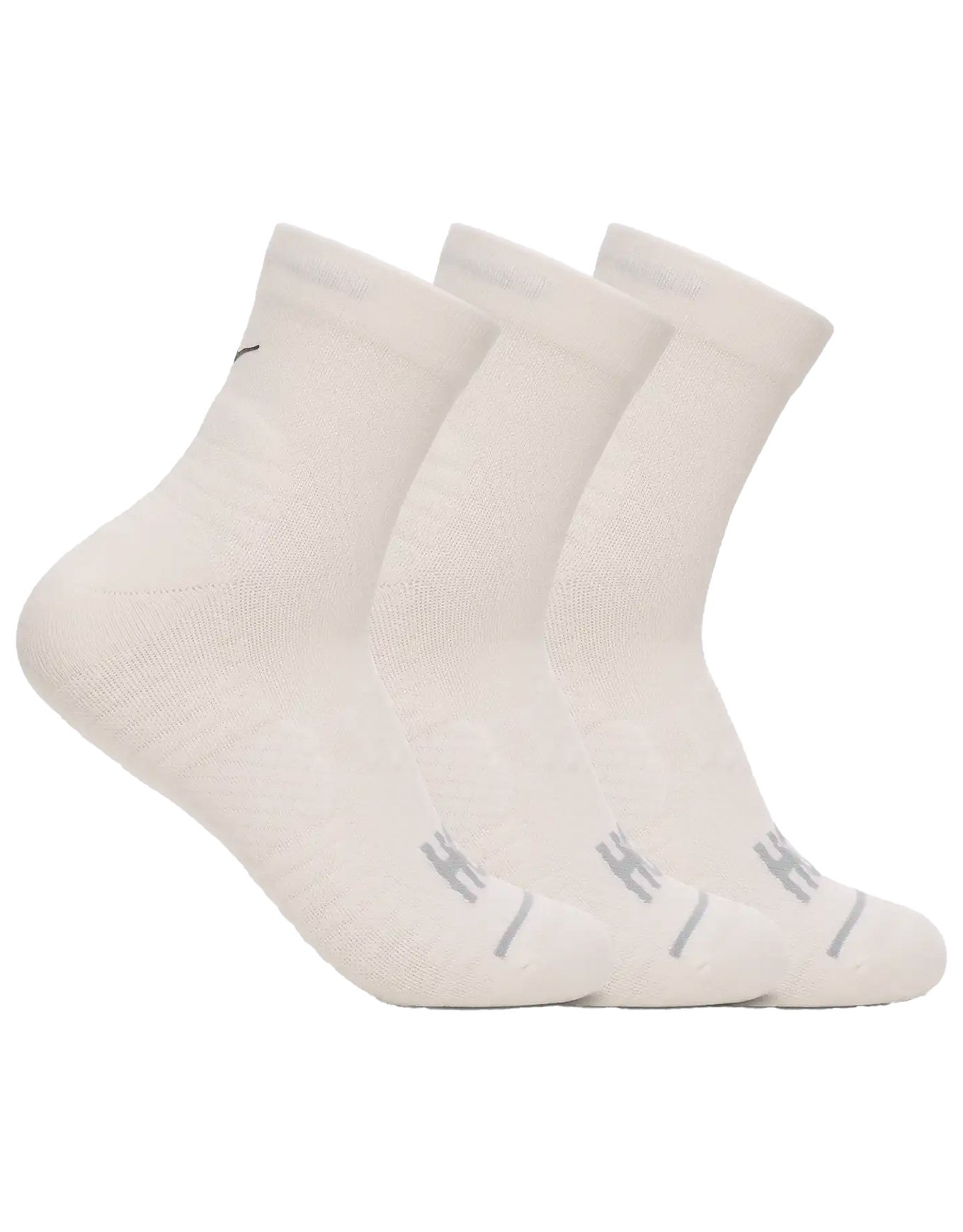 U Quarter Run Sock 3-Pack White / White / White + Hoka One One