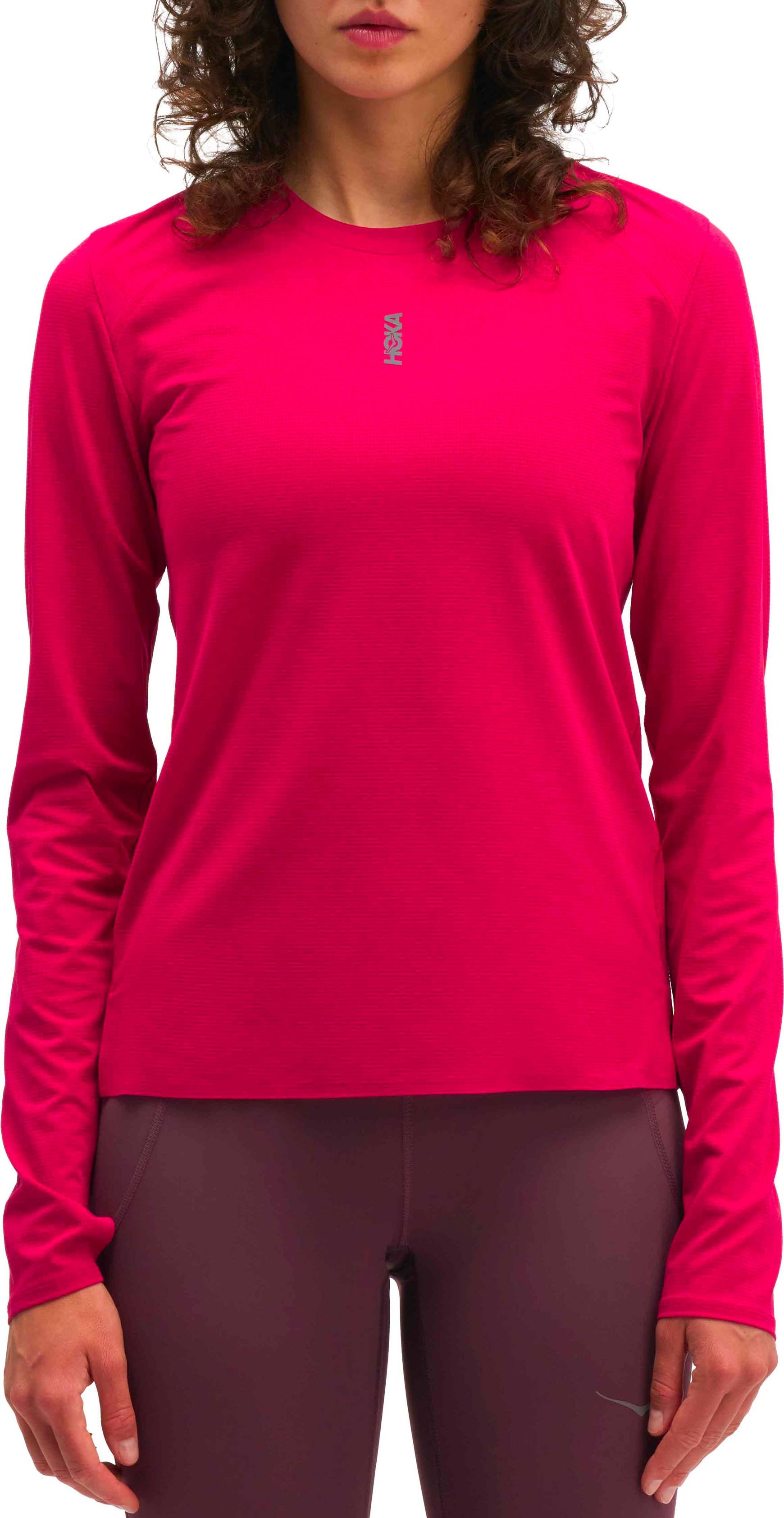 W Everyrun Long Sleeve Red Agate + Hoka One One