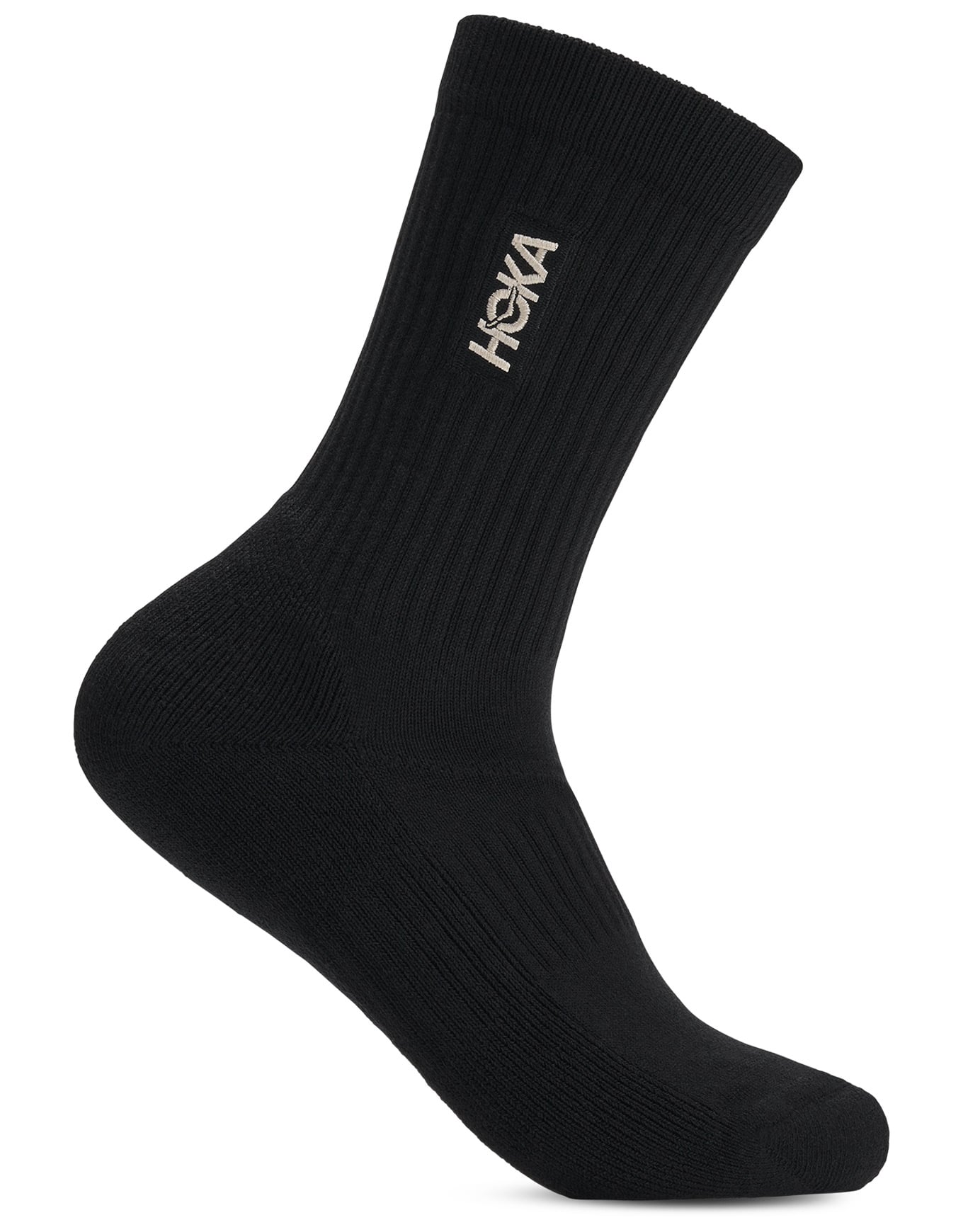 U Lifestyle Crew Sock Black + Hoka One One