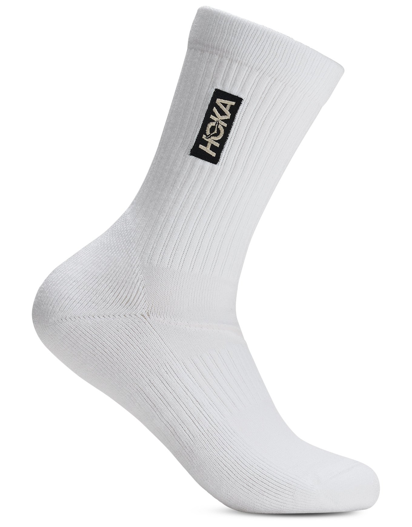 U Lifestyle Crew Sock White + Hoka One One