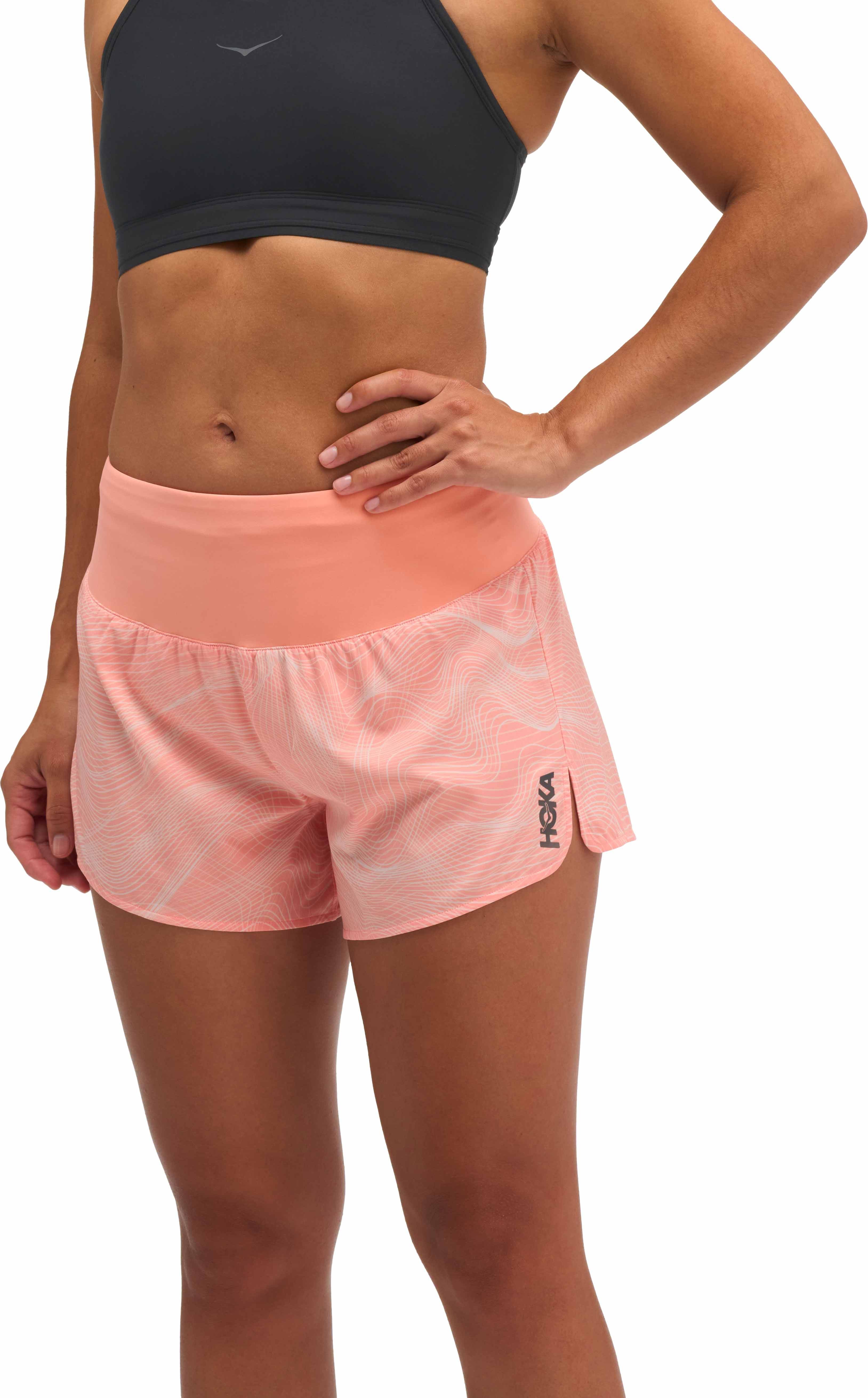 W Glide Short Mr 3.5 Clf Prt Sunstone Prt + Hoka One One
