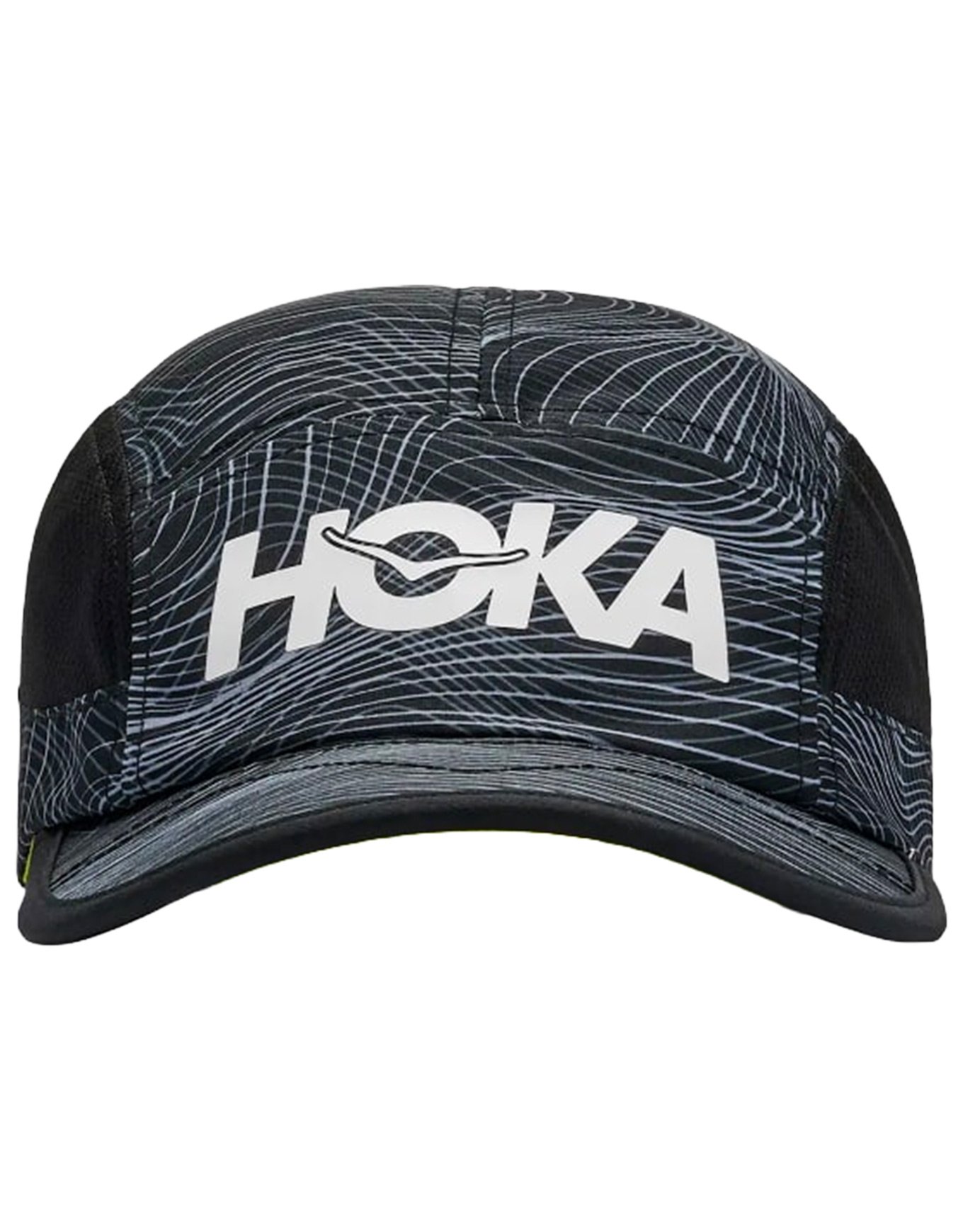 U Hoka Run Hat Clf Prt Black / White Prt + Hoka One One