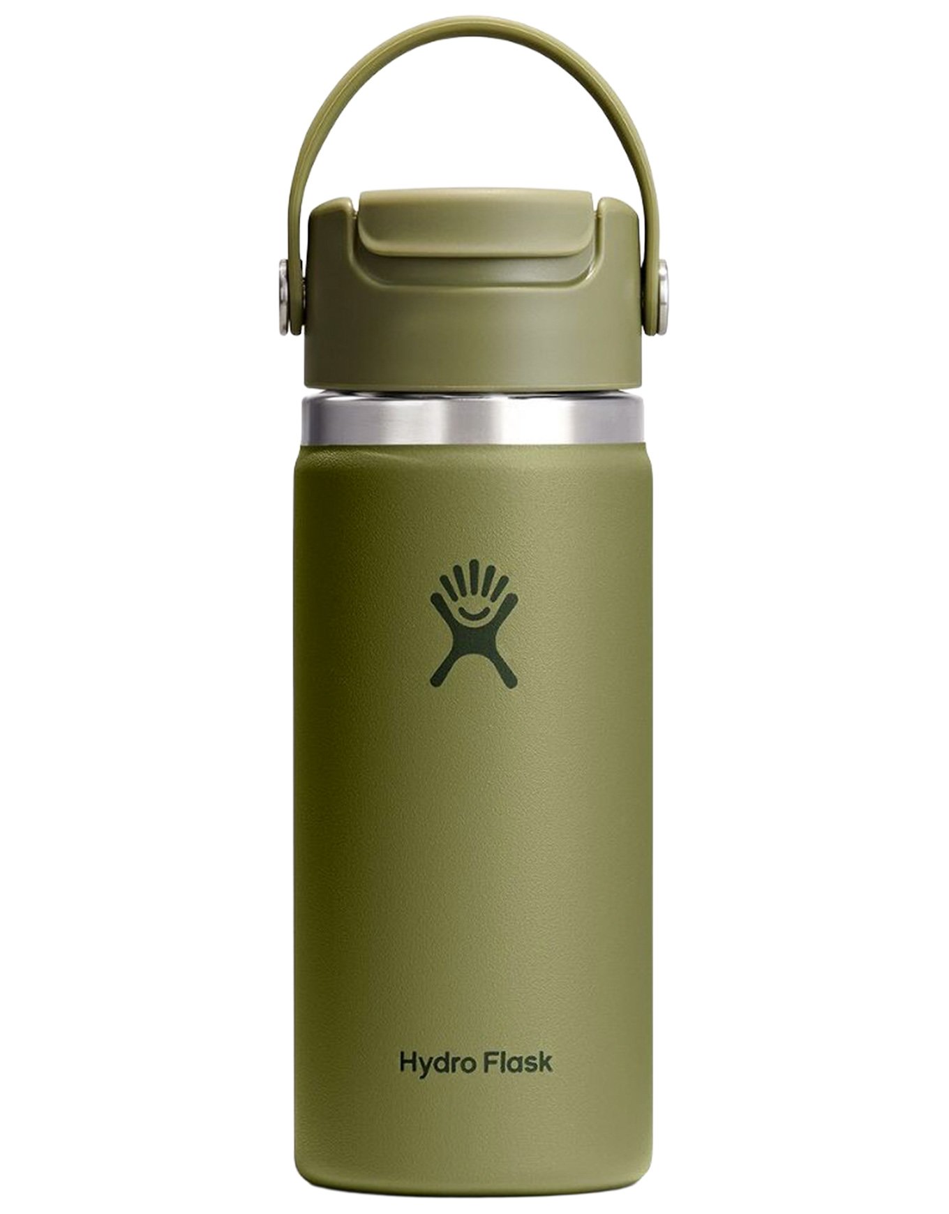 16 Oz Travel Mug Flip Sip Cap Palmer Green + Hydro flask