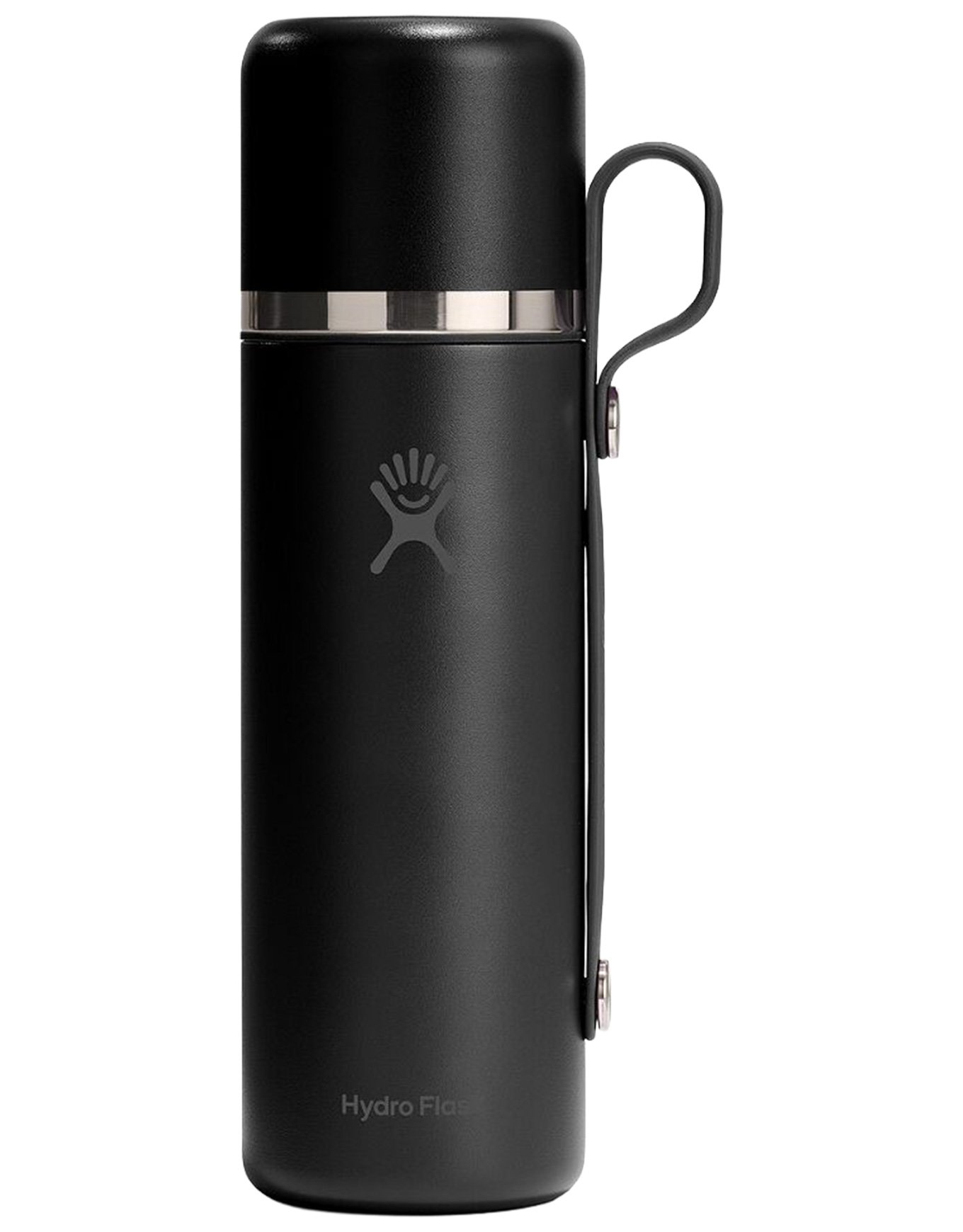 28 Oz Hot Flask And Cup Black + Hydro flask